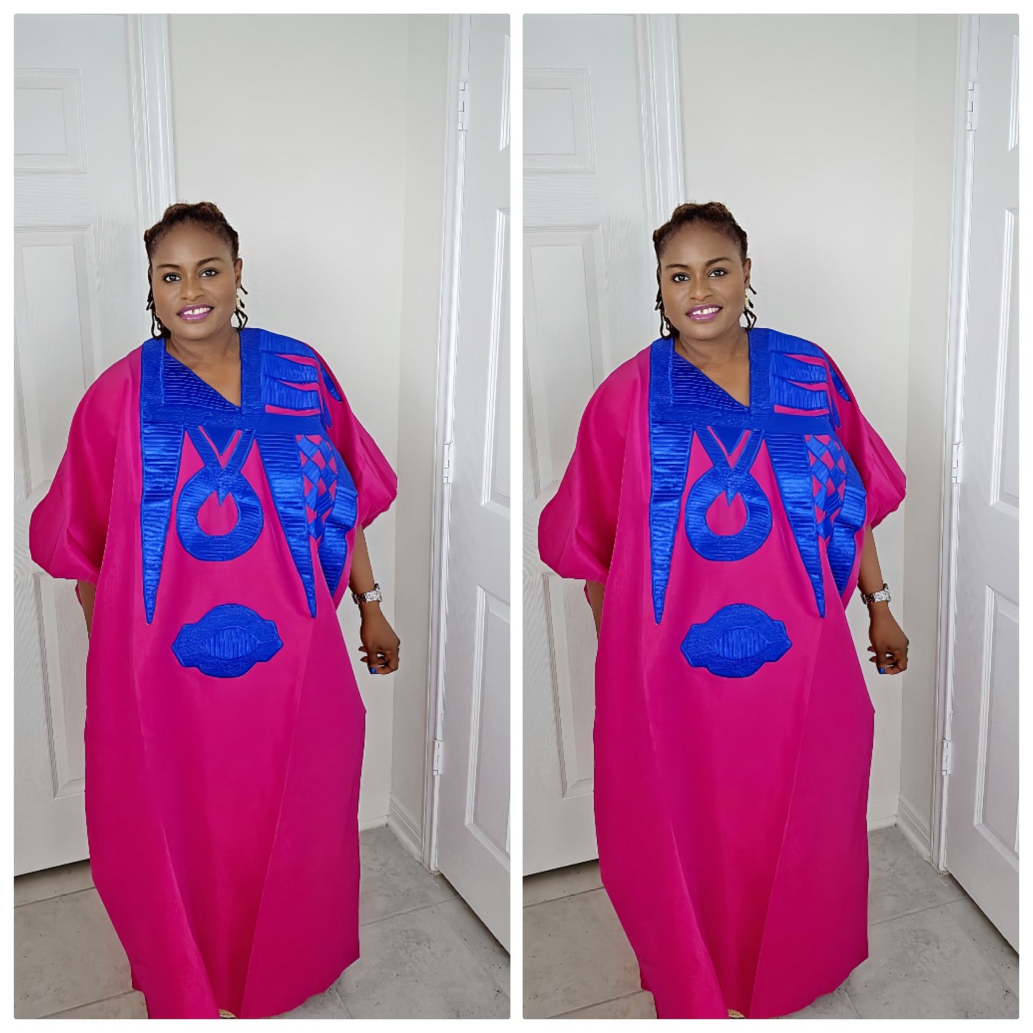 Omalicha – Rich Aunty Embroidered Bubu Agbada Kaftan