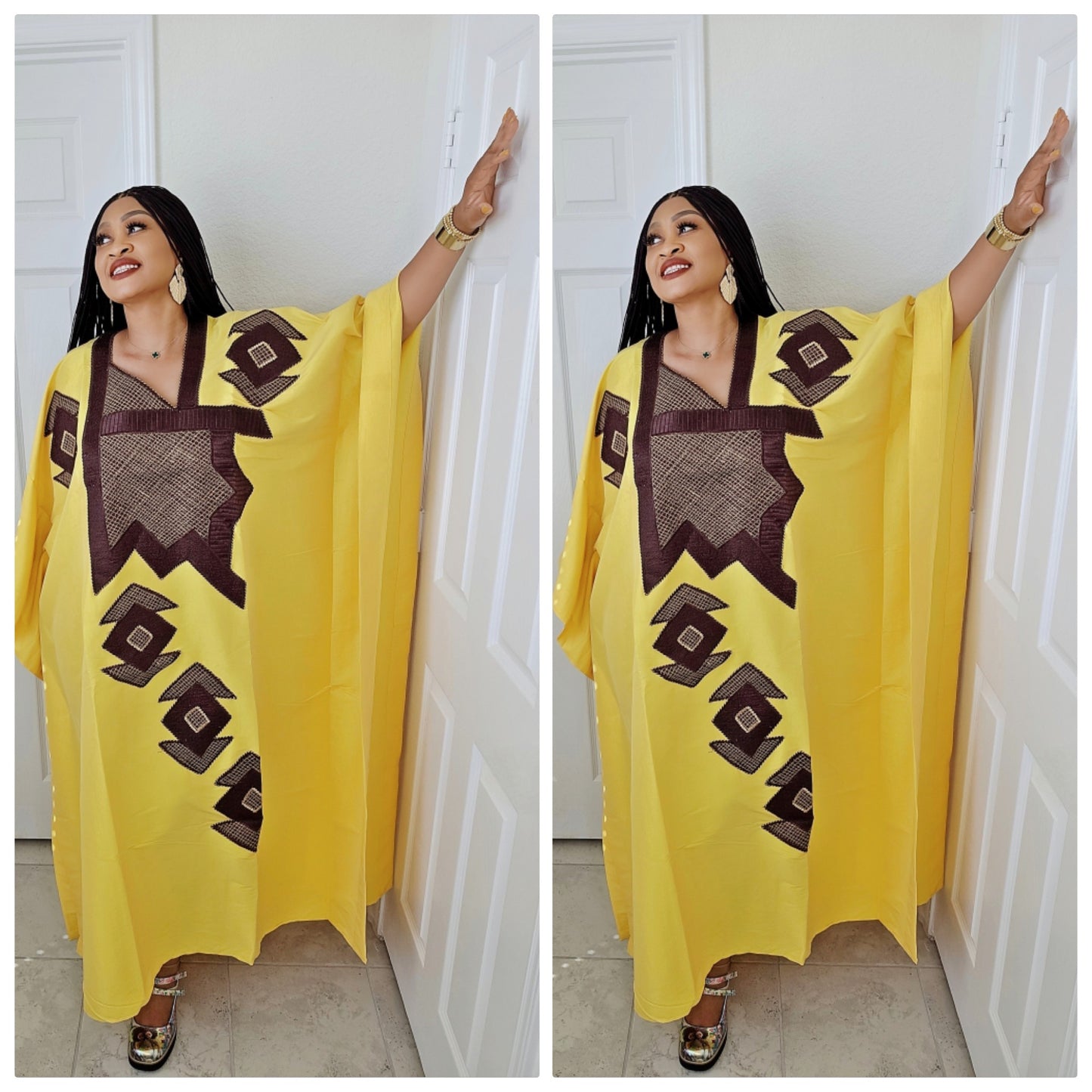 Omalicha – Rich Aunty Embroidered Bubu Agbada Kaftan