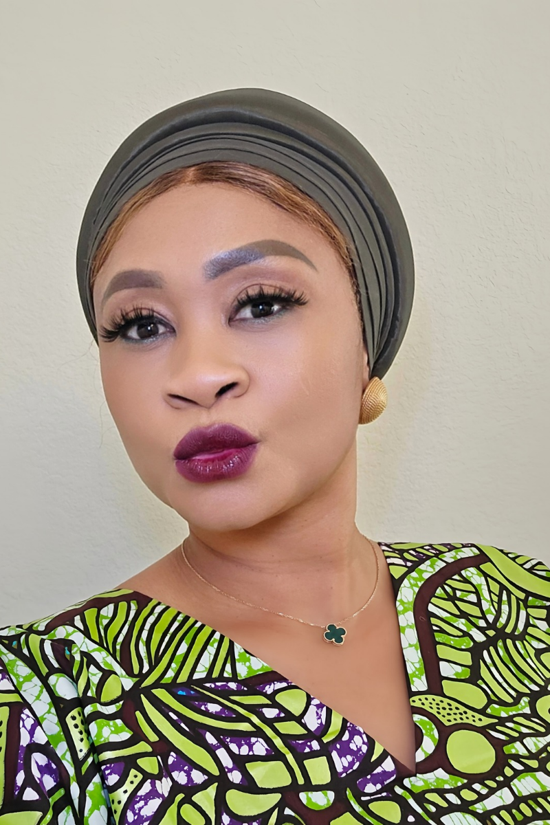 Rich Aunty Taffetta Gele Cap Turban