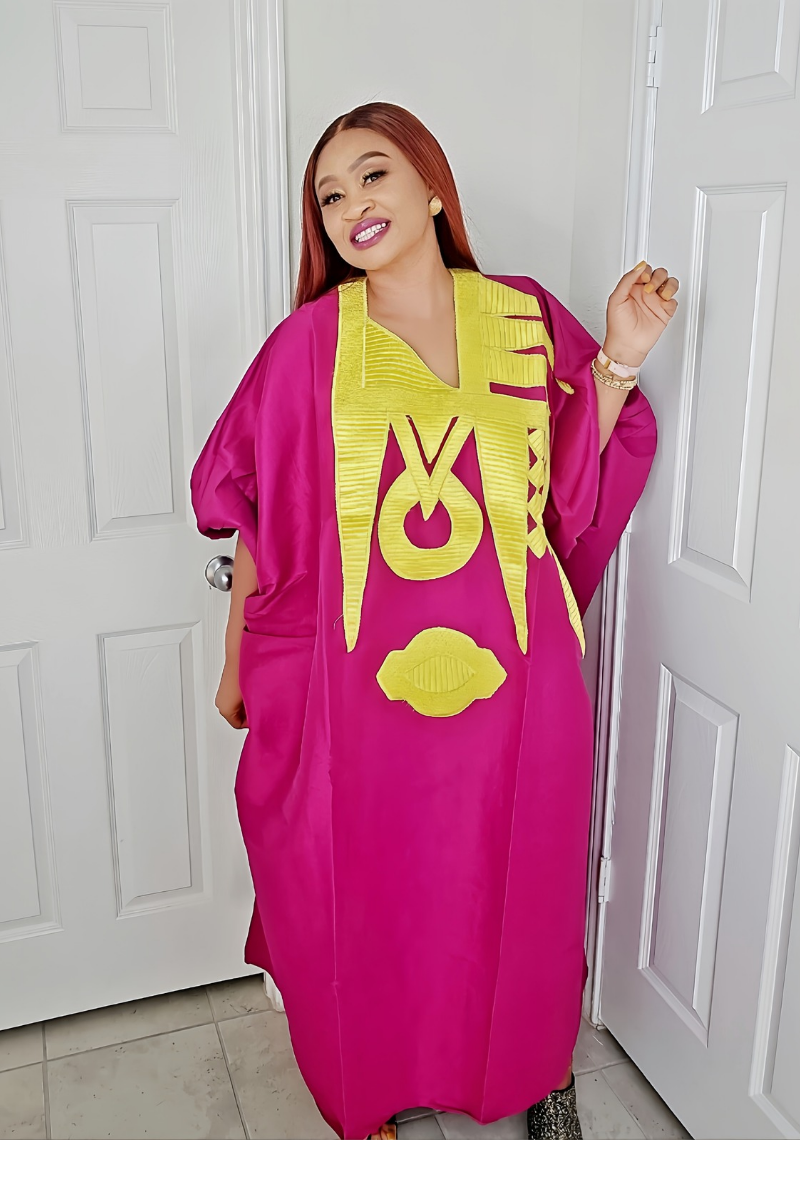 Omalicha – Rich Aunty Embroidered Bubu