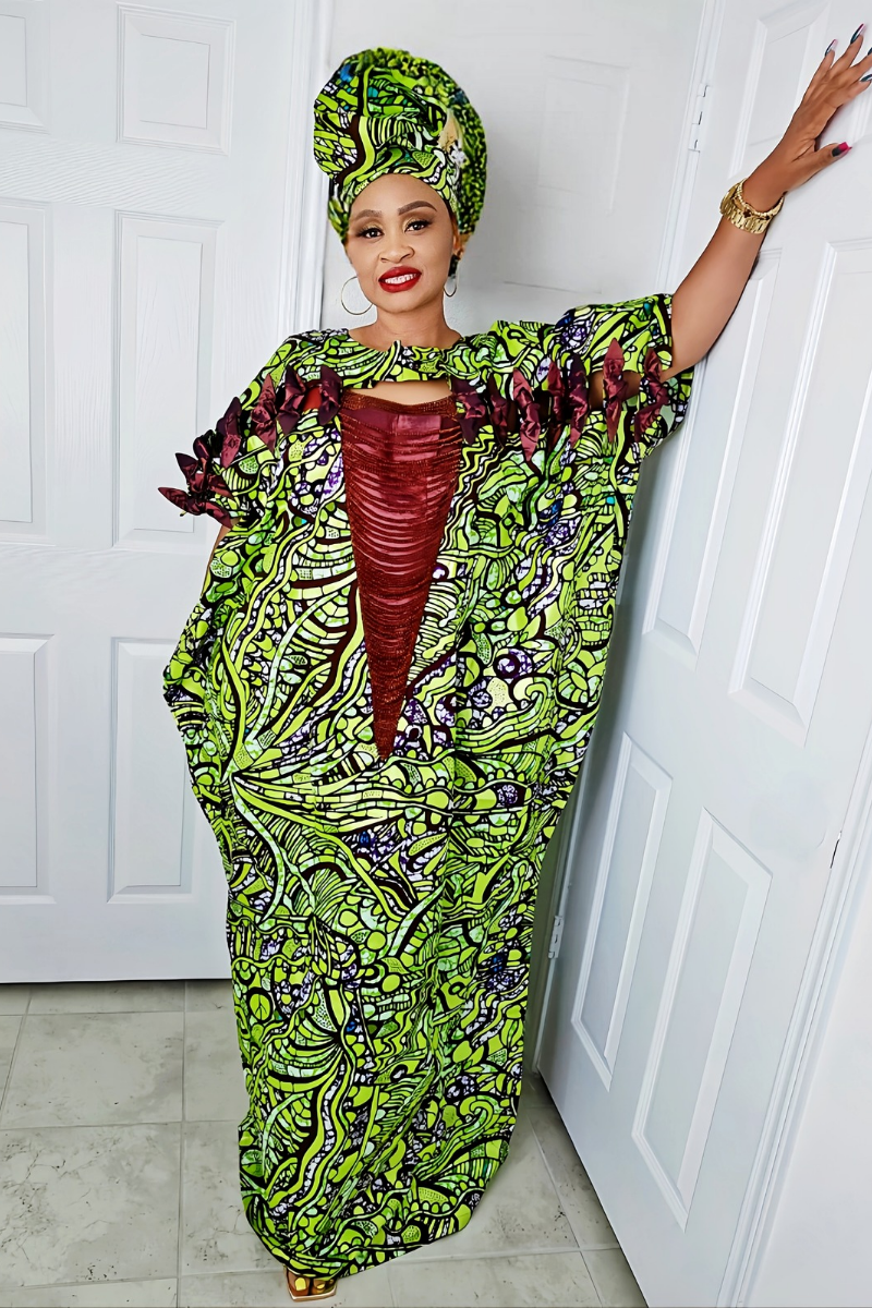 knee length dresses for ladies Bosipo Agbada – DESIGN FOR LOVE main image 1