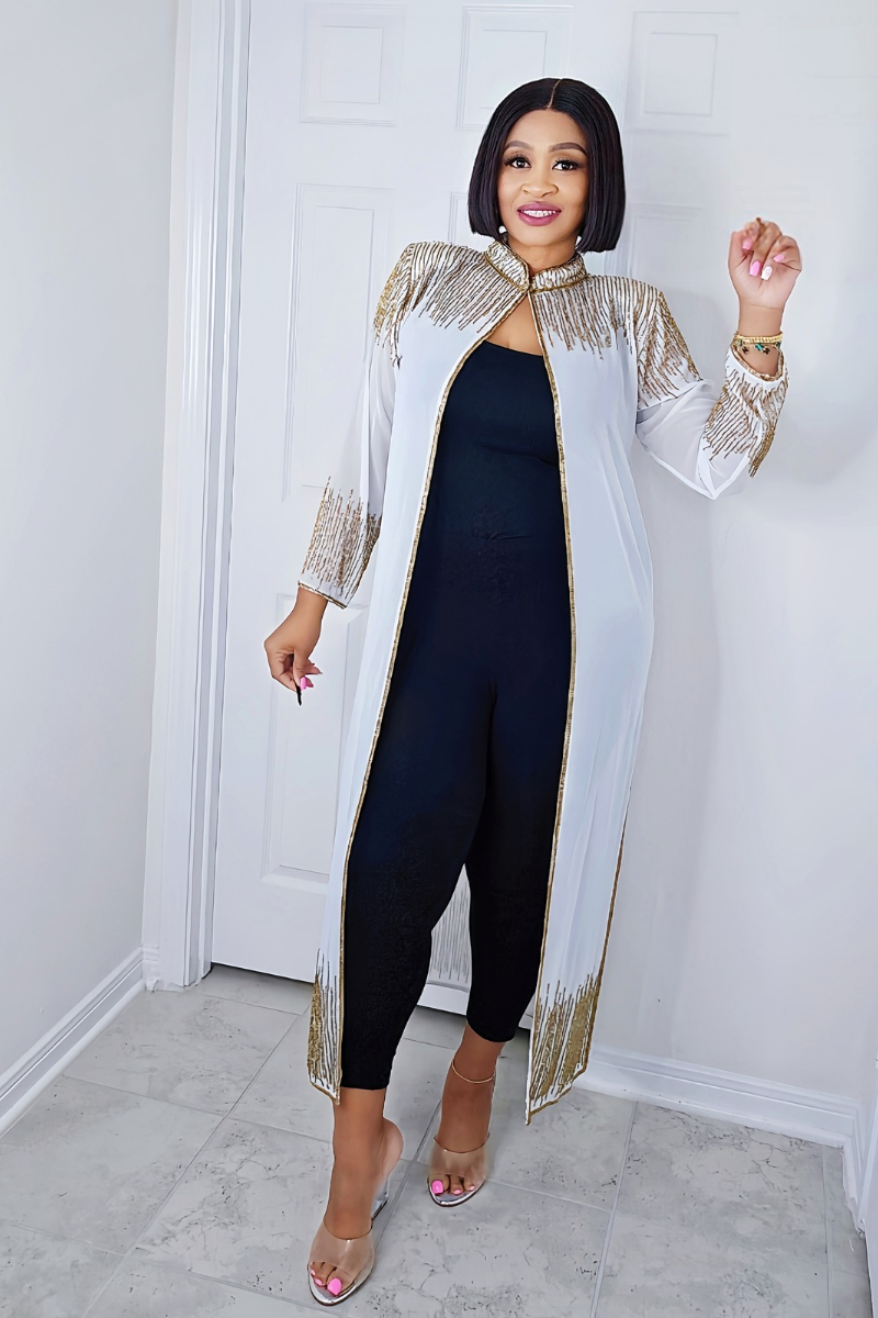 Miwa Kimono Kaftan Dress/ Cover up/Beach wear