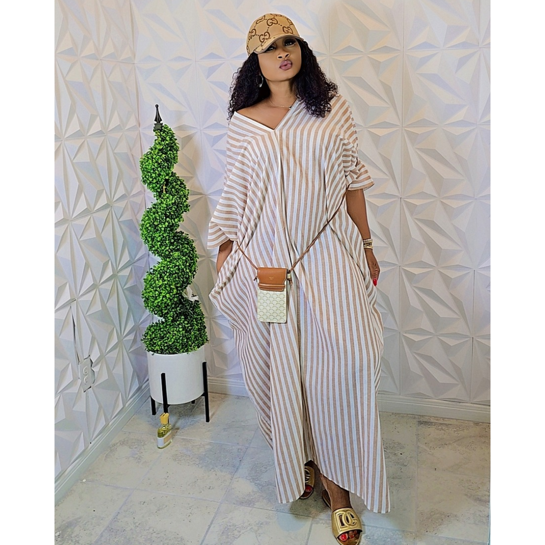 SOLA Flow Linen Bubu Kaftan