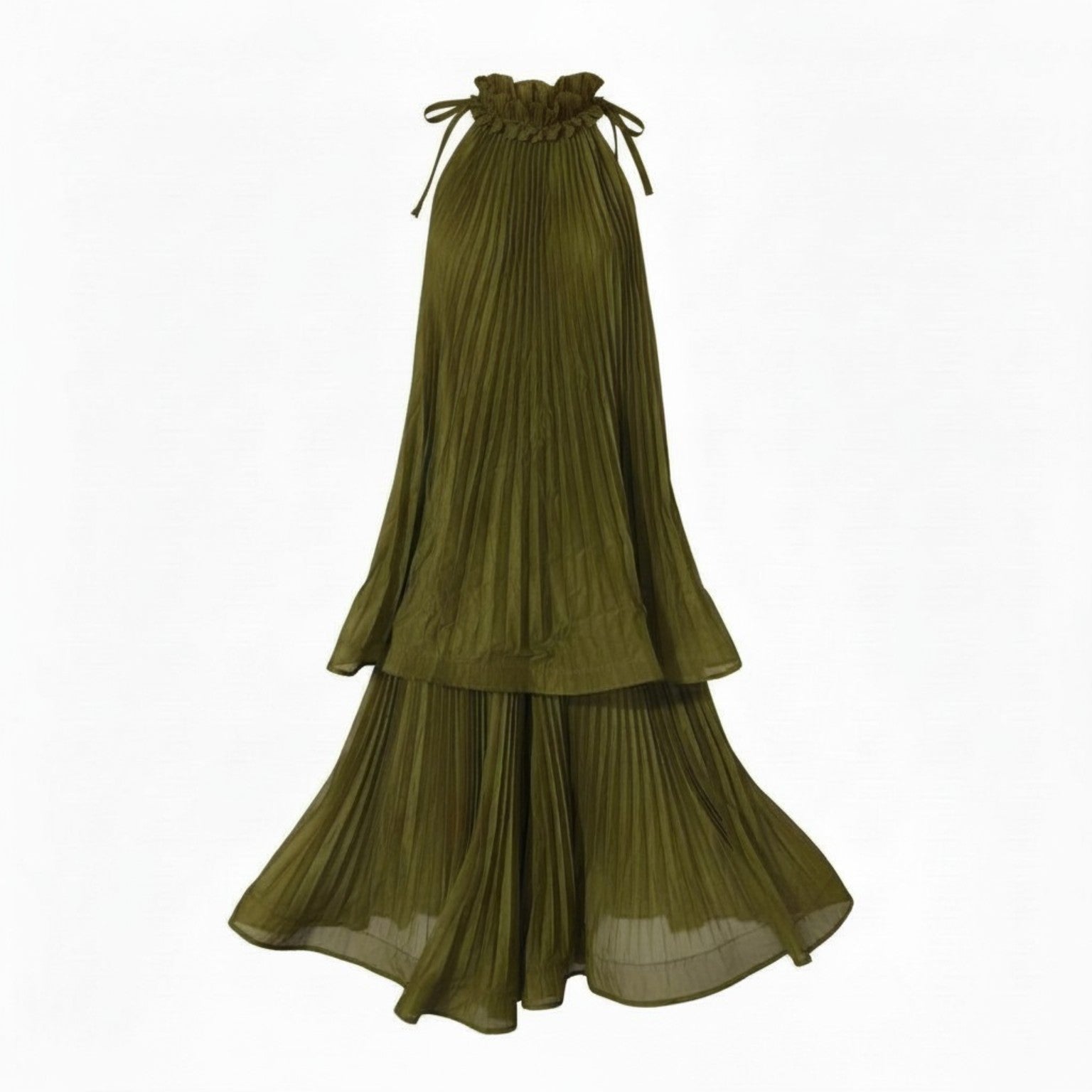 VELORA PLEATED DRESS