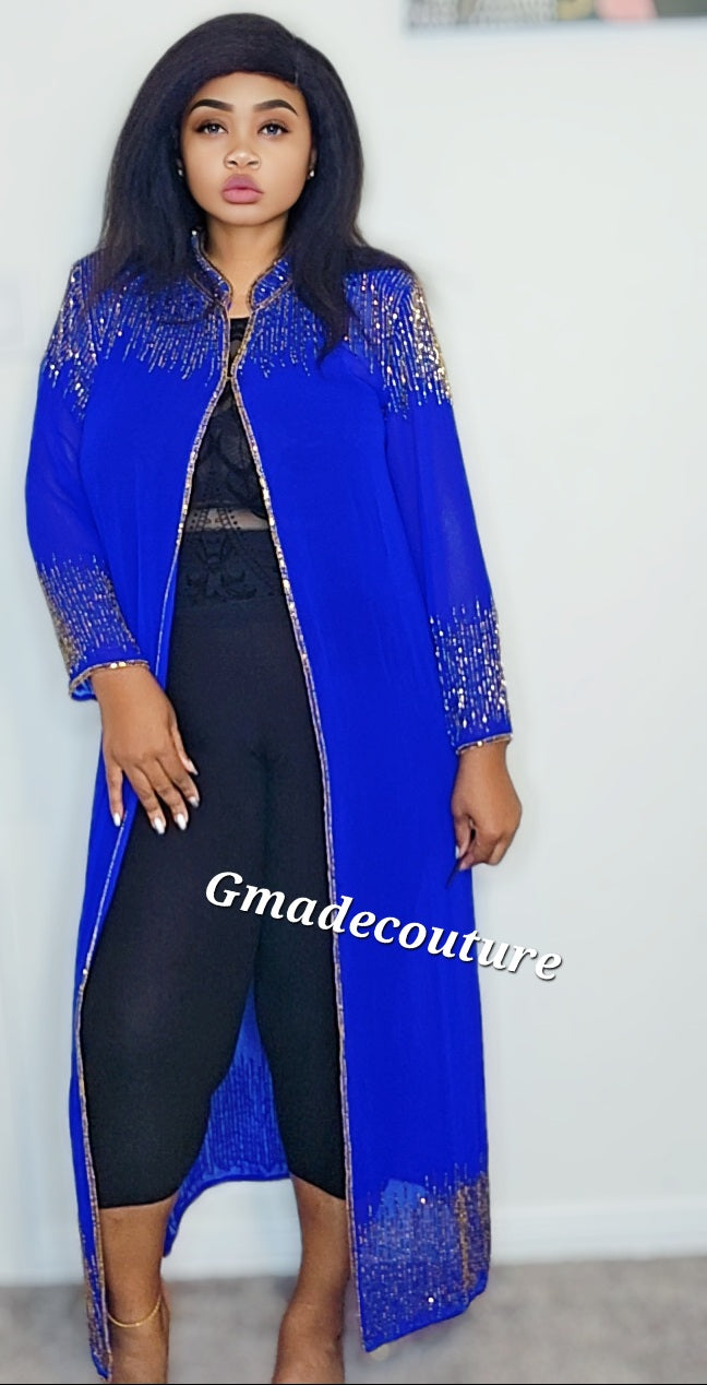 Mina Kimono Kaftan Dress/ Cover up/Beach wear ( select your color n size)-Mega Sale
