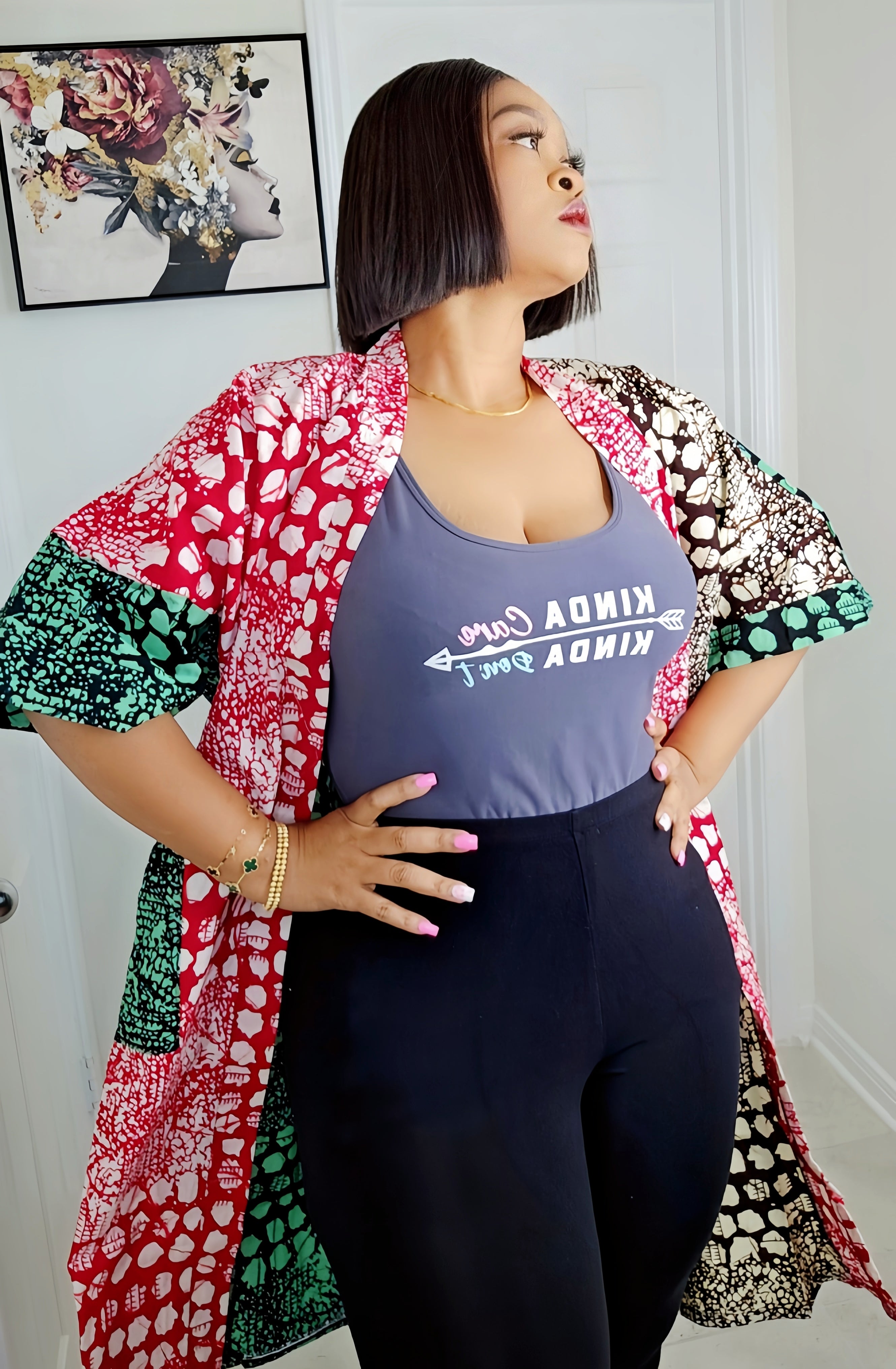 MIMI PATCHWORK KIMONO JACKET