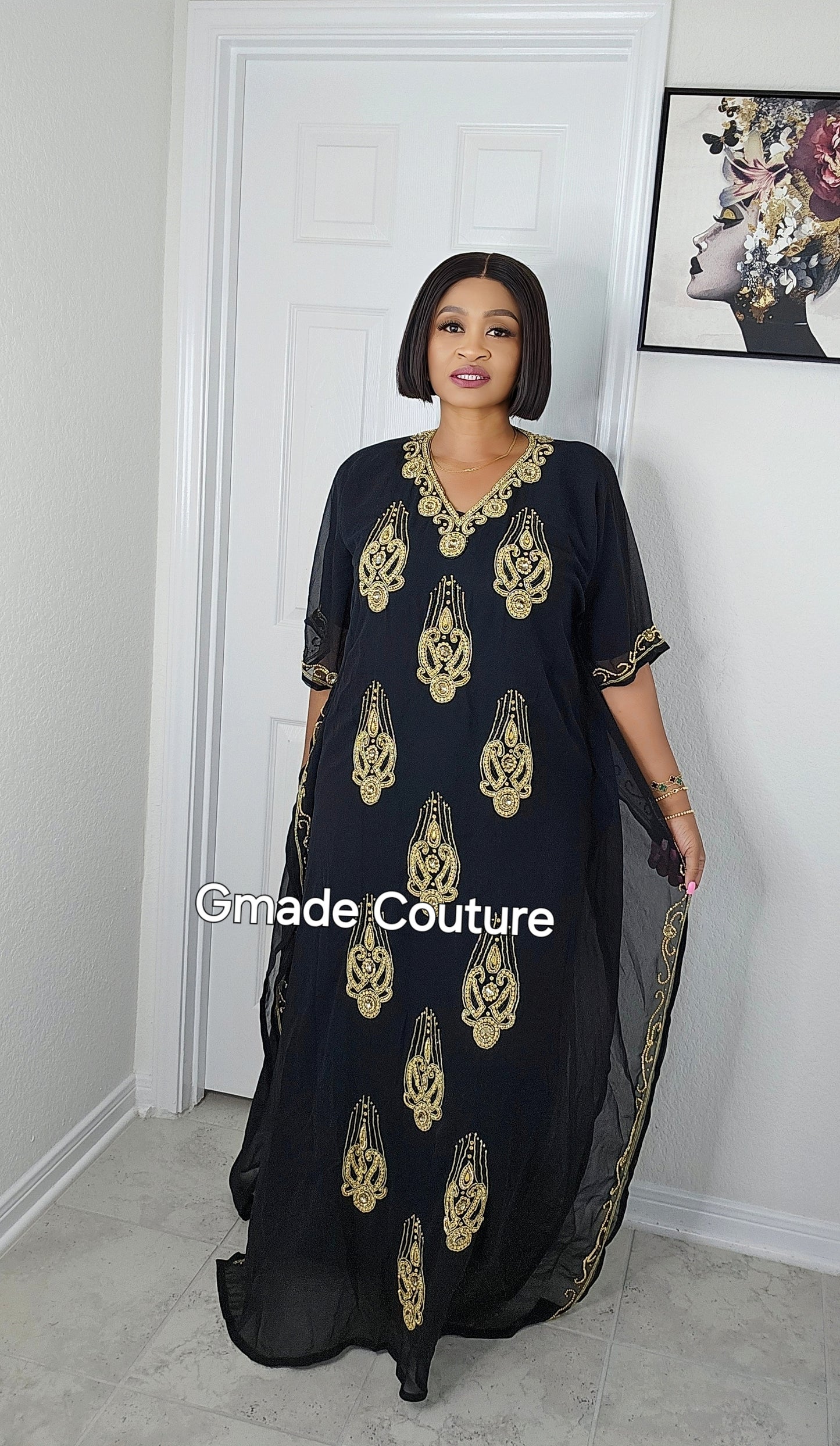 NADIA SWAROVSKI KAFTAN