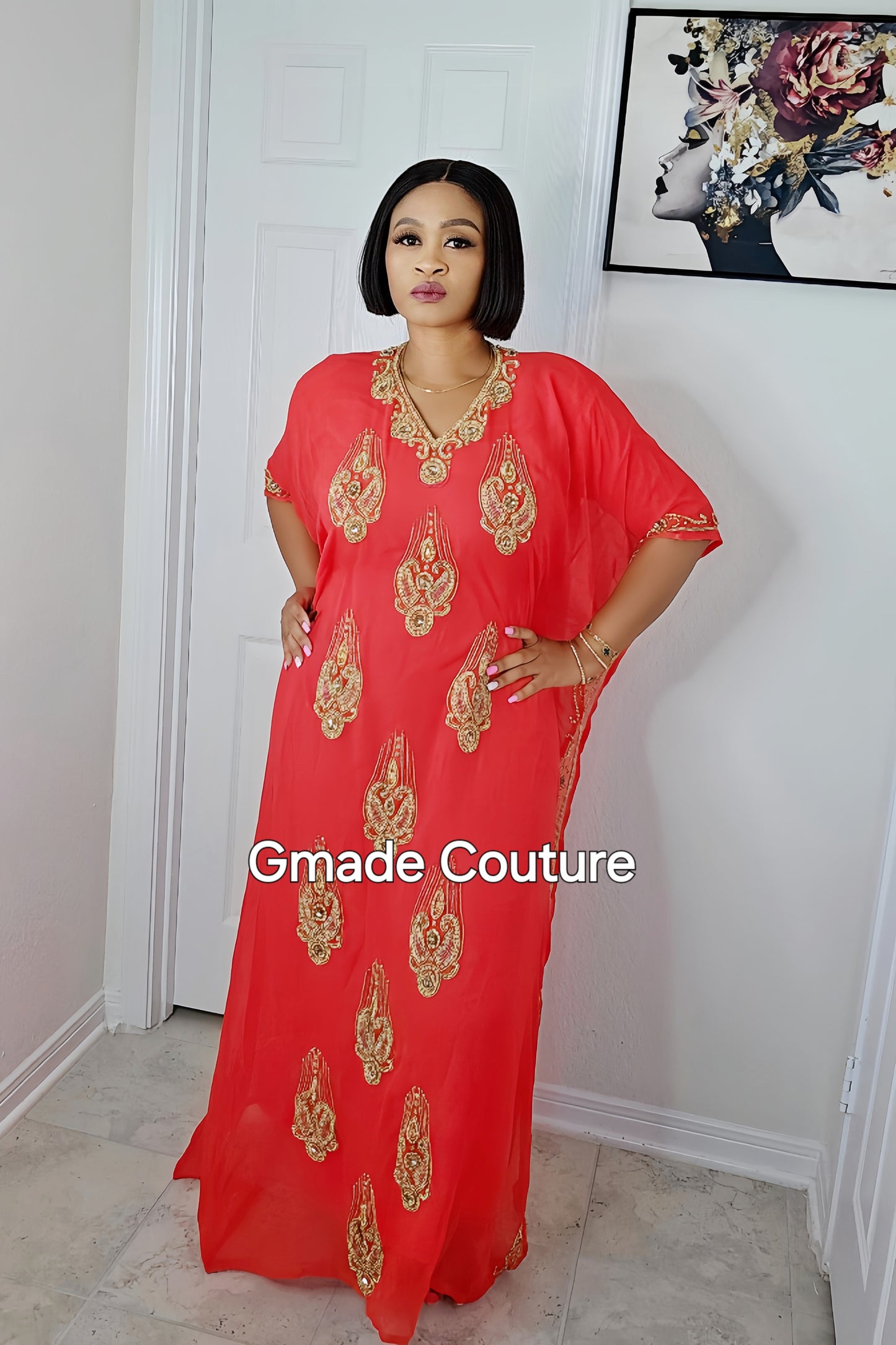 NADIA SWAROVSKI KAFTAN