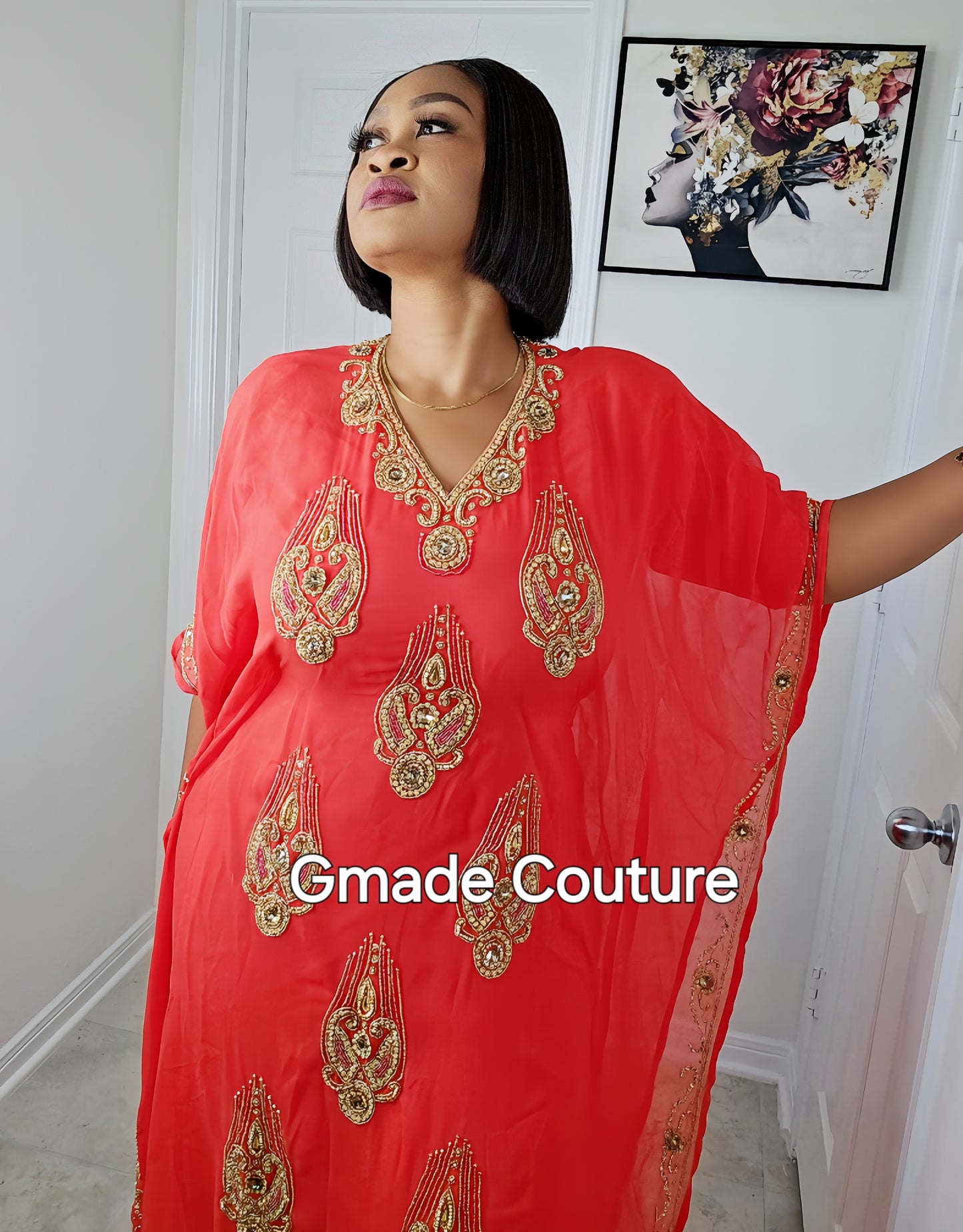 NADIA SWAROVSKI KAFTAN