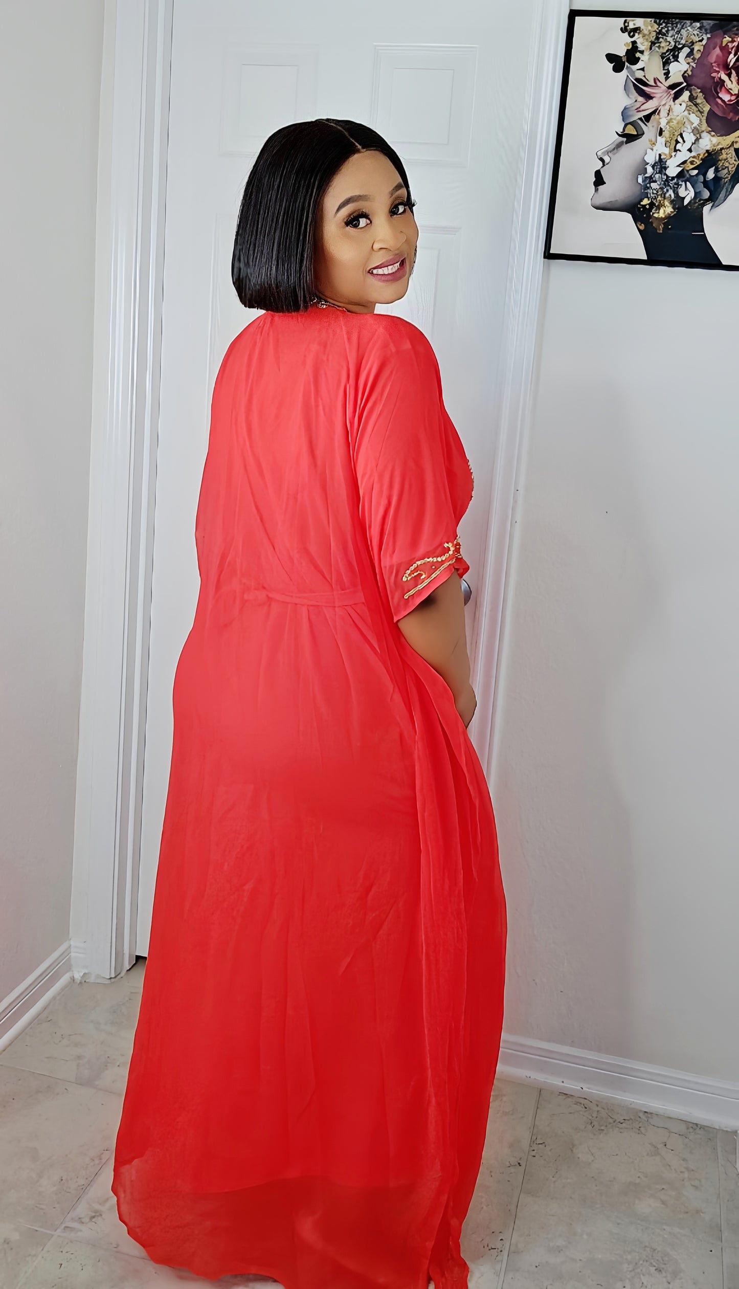 NADIA SWAROVSKI KAFTAN