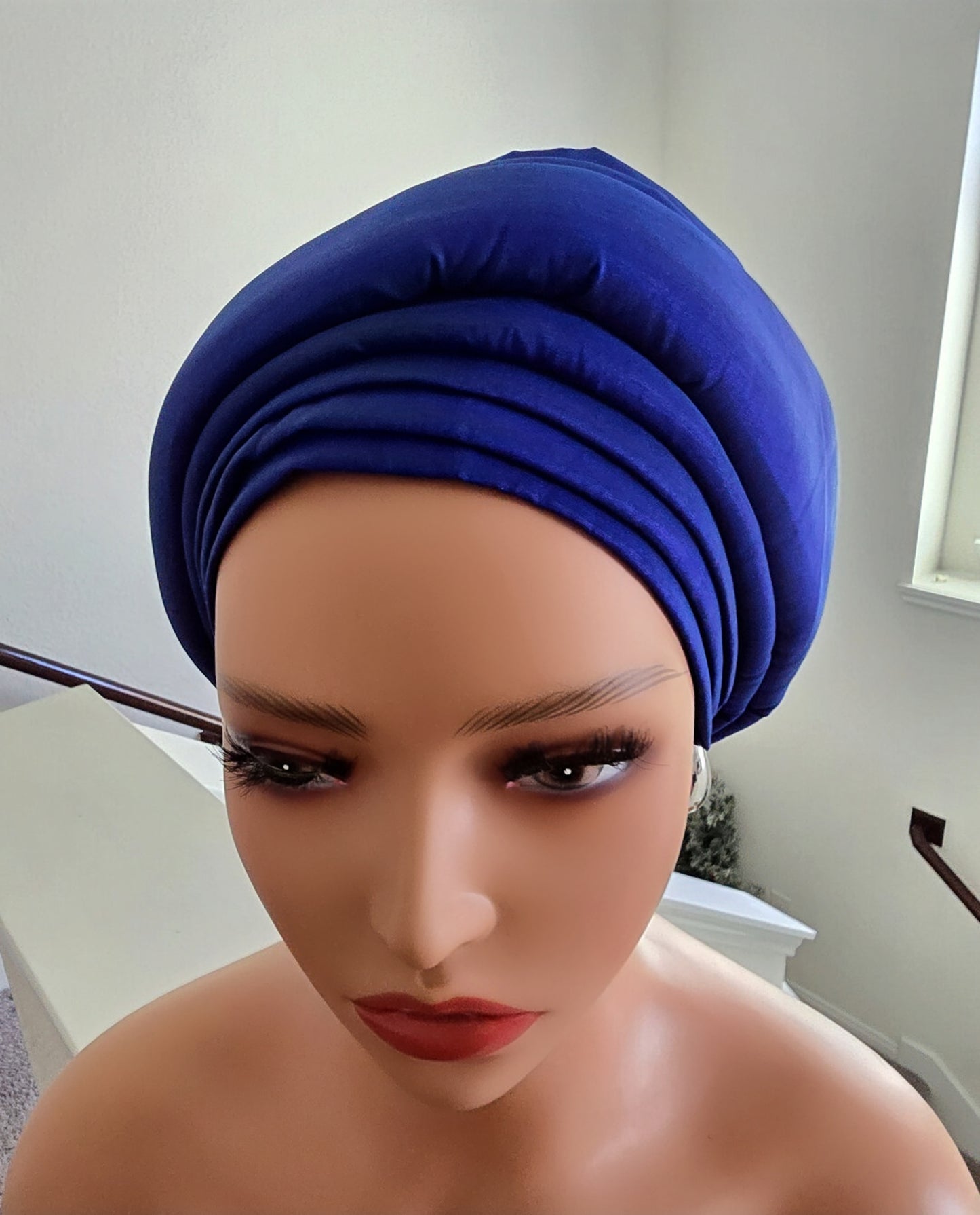 Rich Aunty Taffetta Gele Cap Turban
