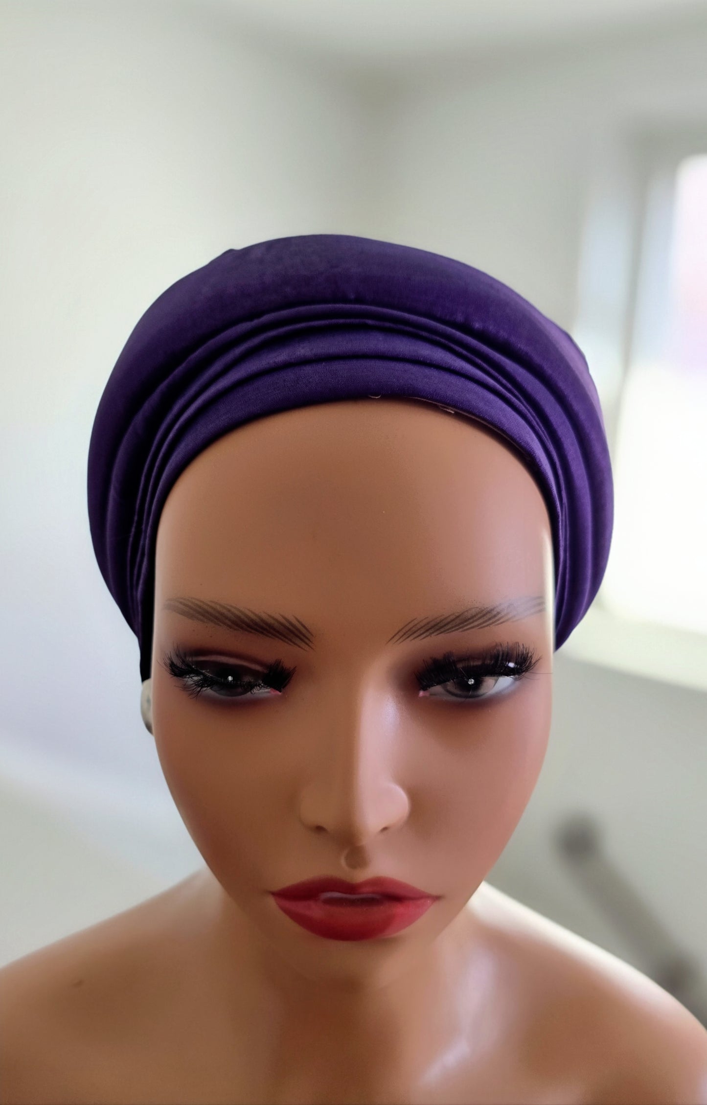 Rich Aunty Taffetta Gele Cap Turban