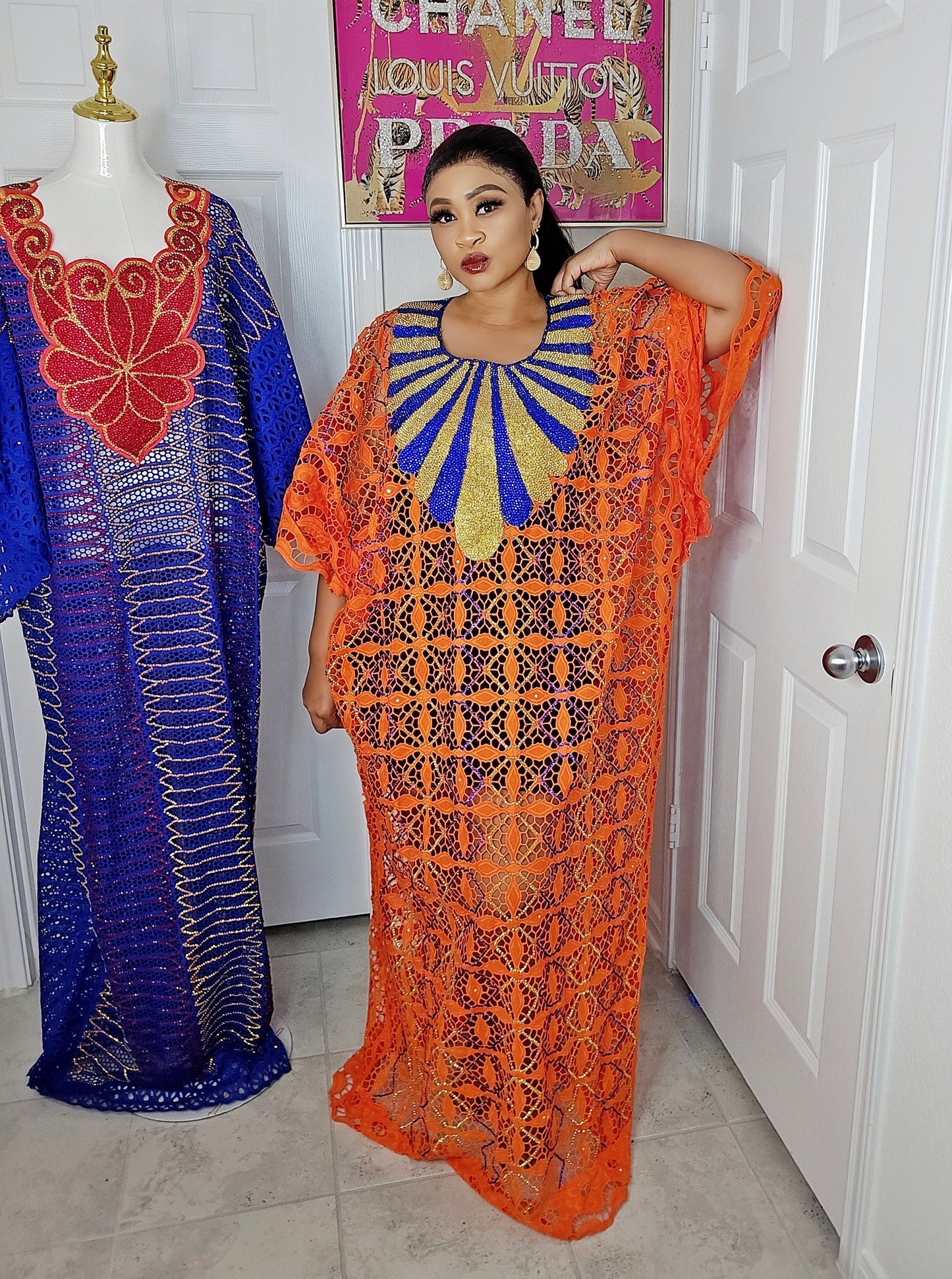 THE MONARCH RICH AUNTY MILLION STONES BUBU KAFTAN