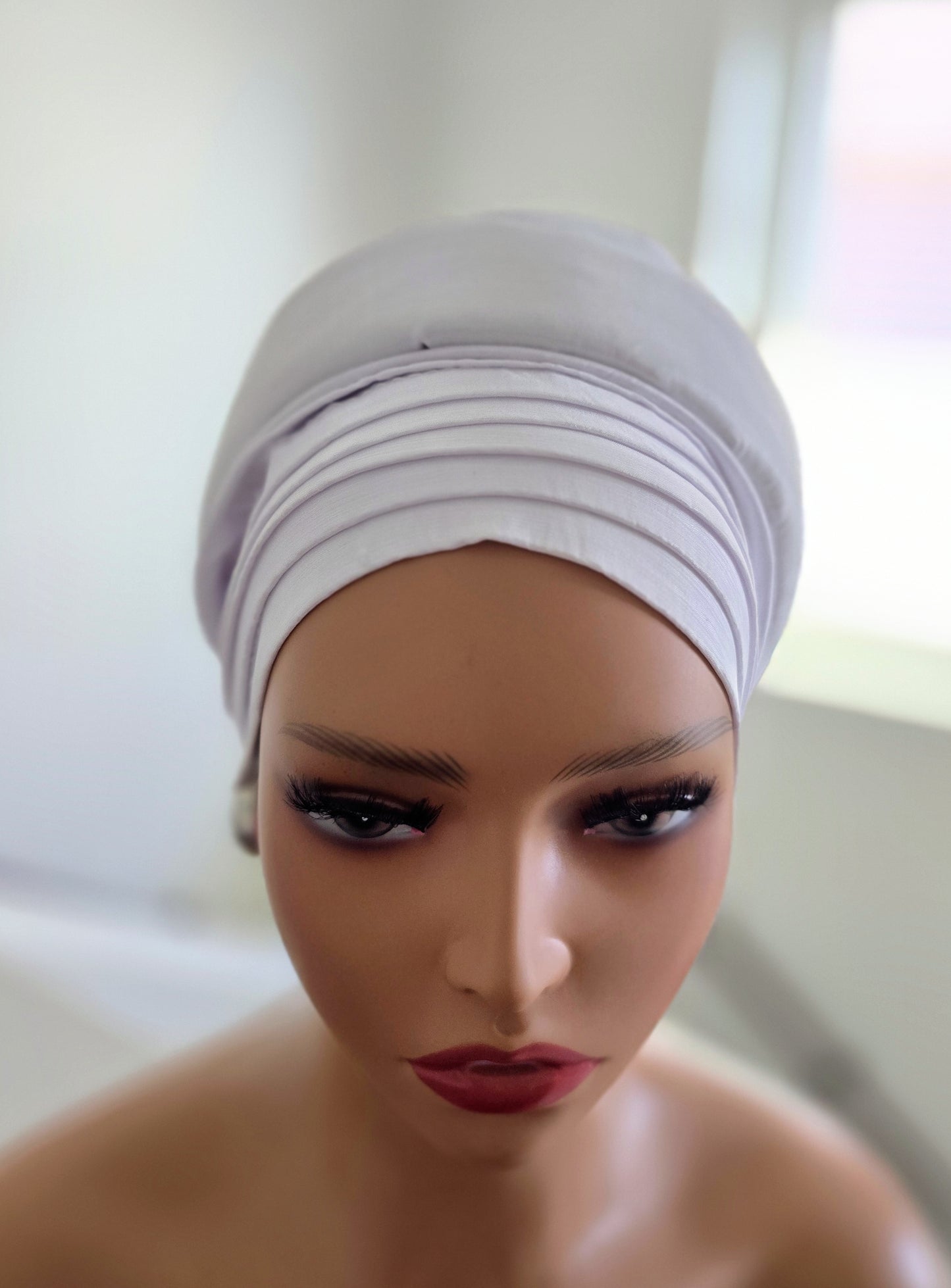 Rich Aunty Taffetta Gele Cap Turban