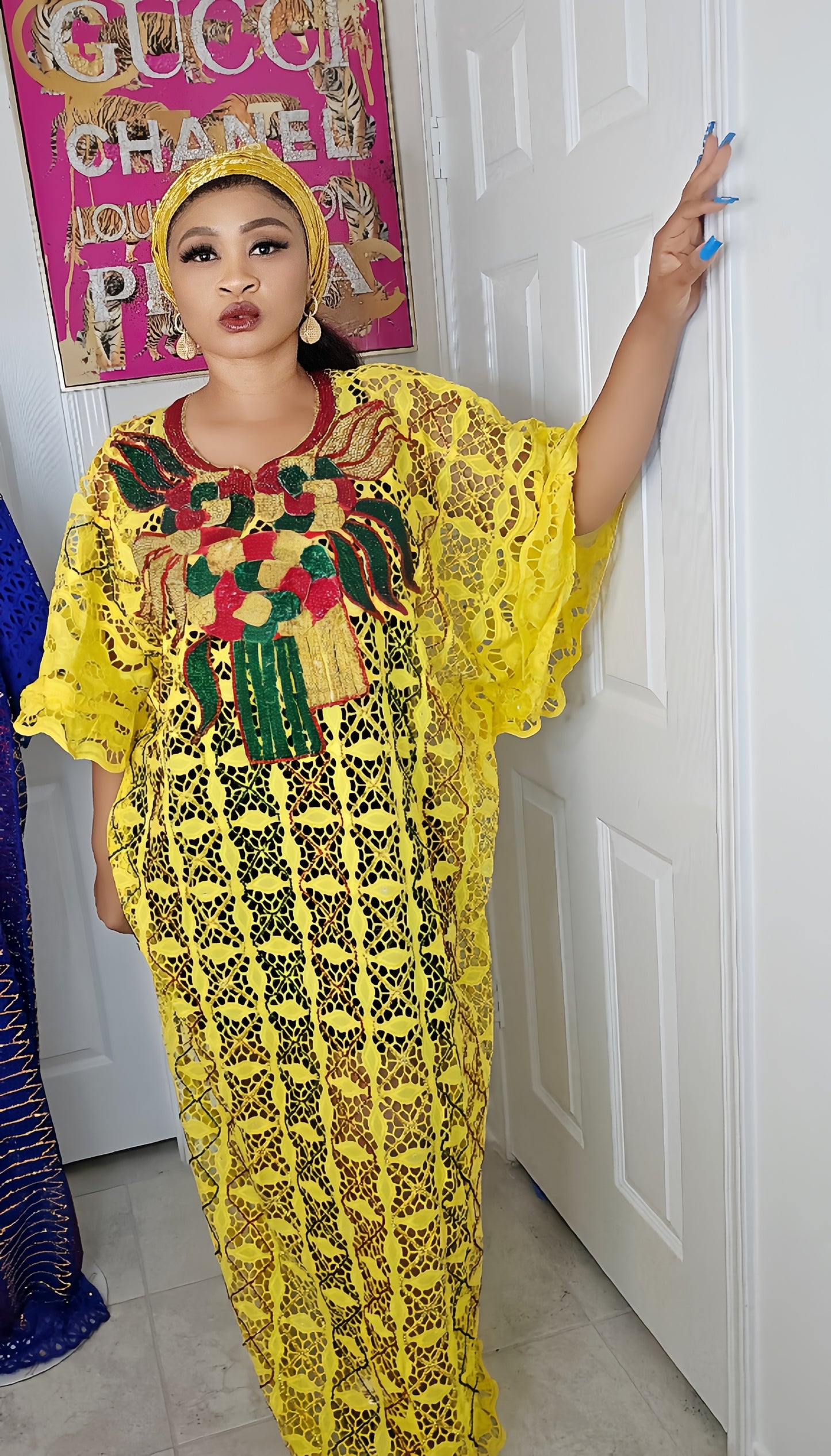 THE MONARCH RICH AUNTY MILLION STONES BUBU KAFTAN