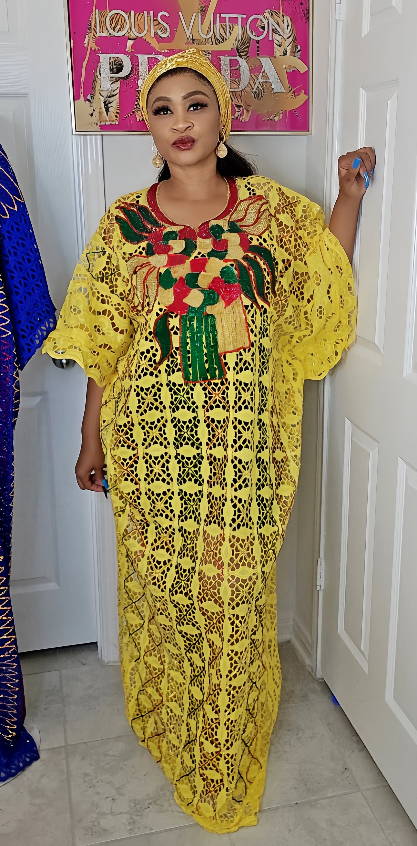THE MONARCH RICH AUNTY MILLION STONES BUBU KAFTAN