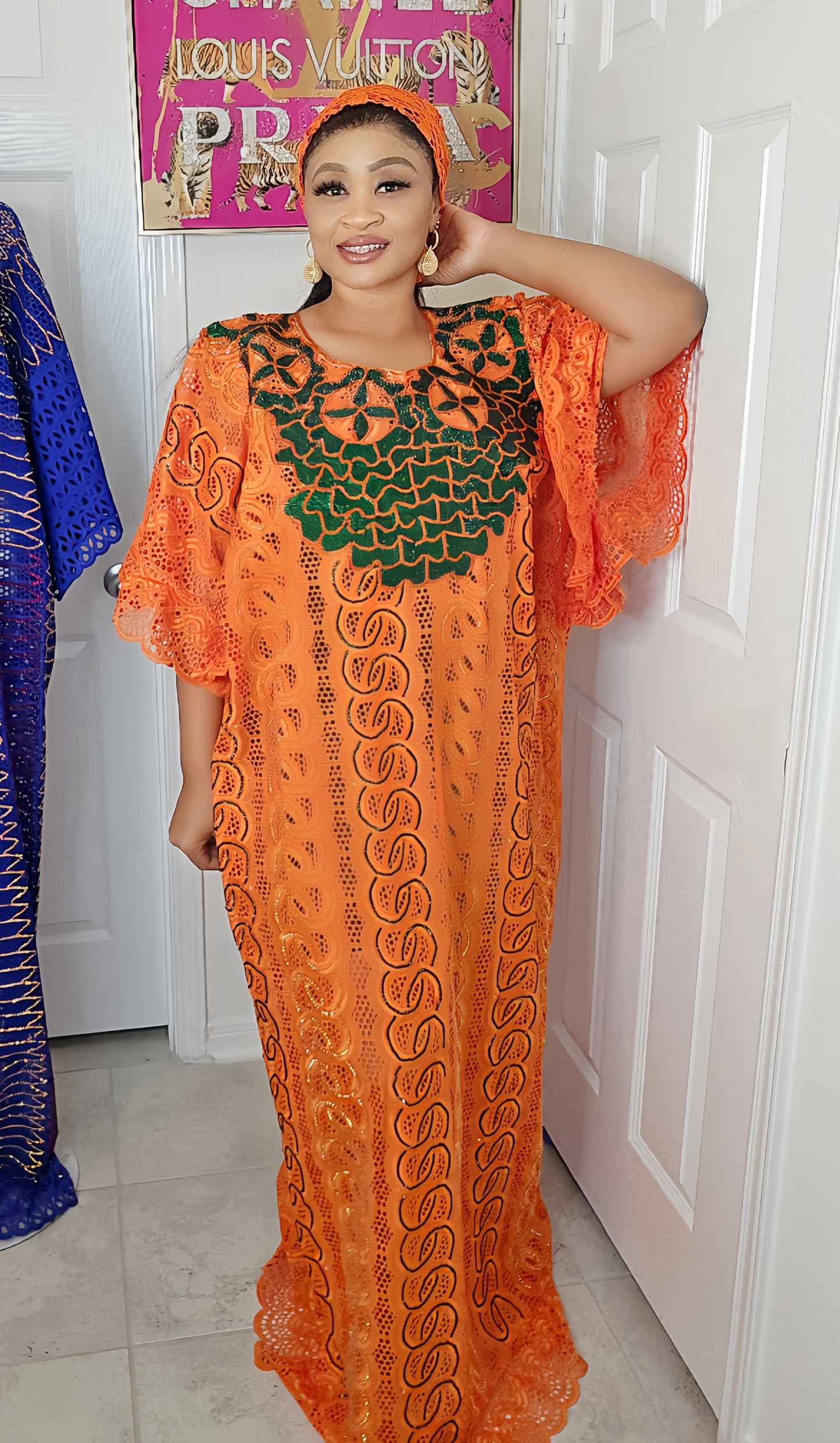 THE MONARCH RICH AUNTY MILLION STONES BUBU KAFTAN
