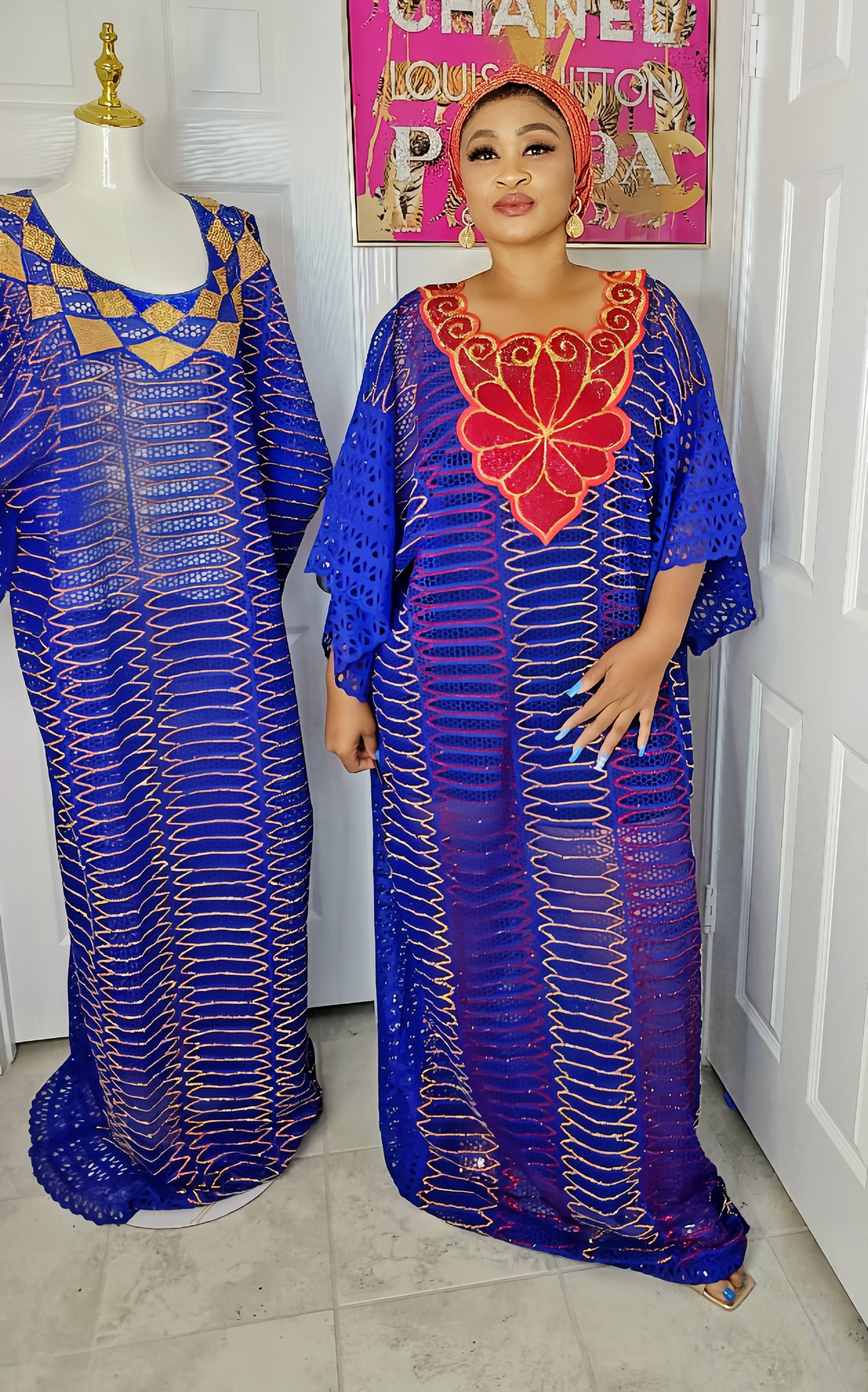 THE MONARCH RICH AUNTY MILLION STONES BUBU KAFTAN