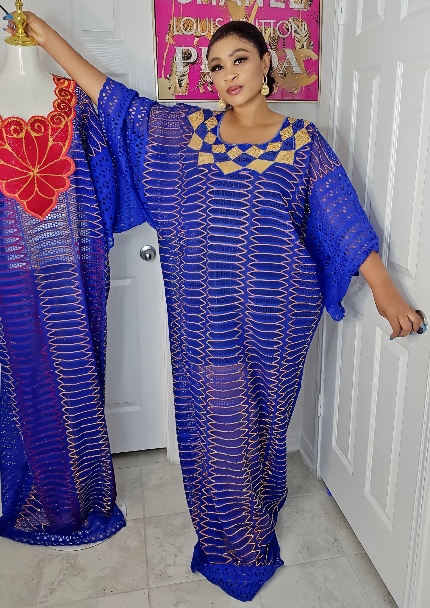 THE MONARCH RICH AUNTY MILLION STONES BUBU KAFTAN