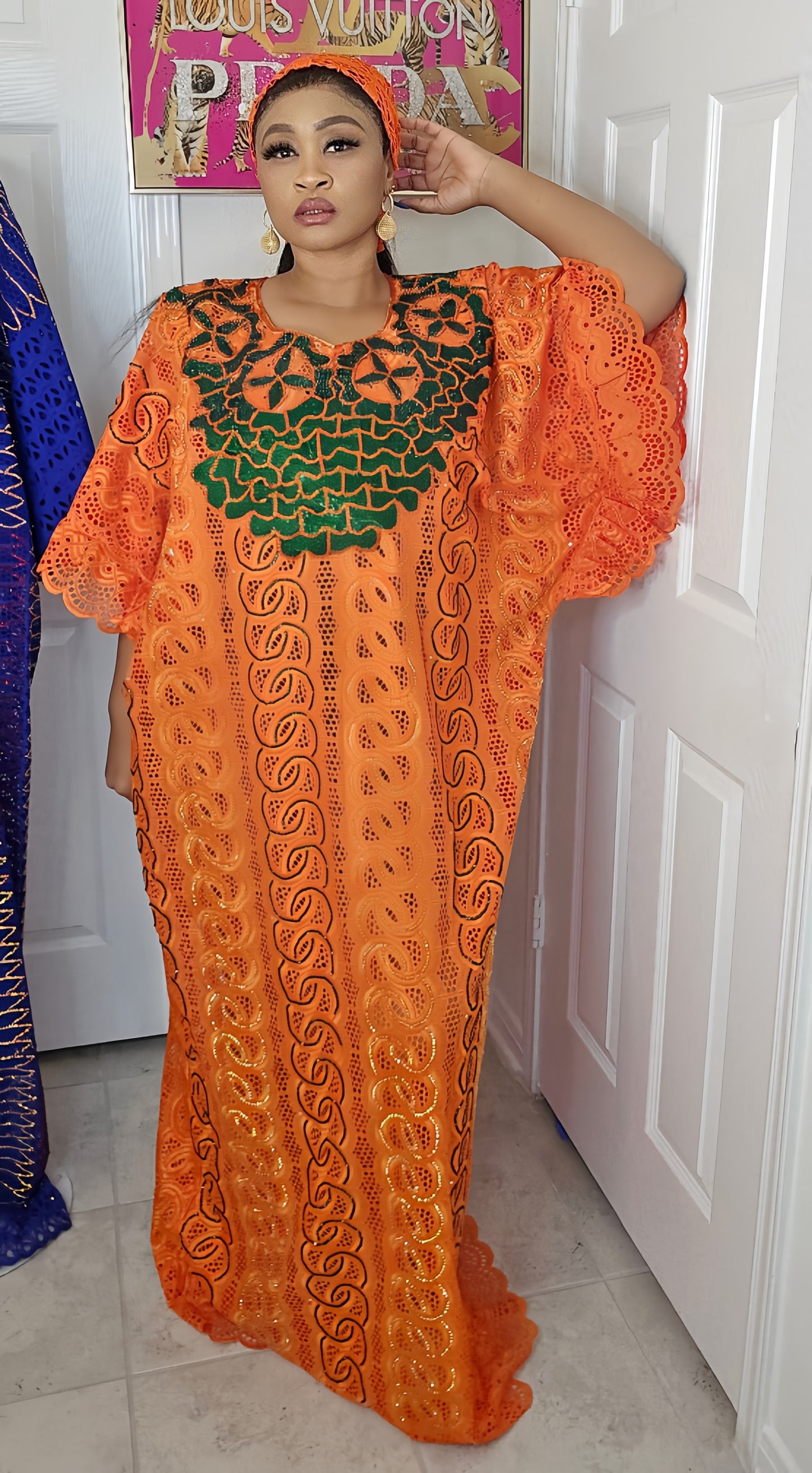 THE MONARCH RICH AUNTY MILLION STONES BUBU KAFTAN
