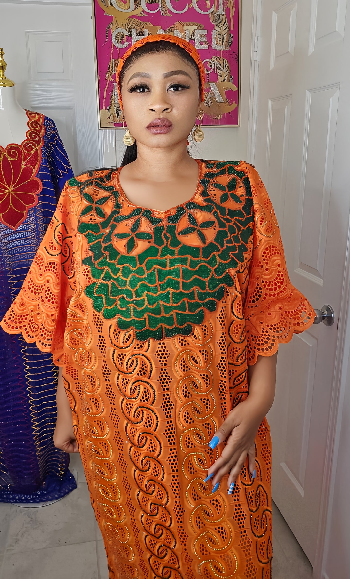 THE MONARCH RICH AUNTY MILLION STONES BUBU KAFTAN