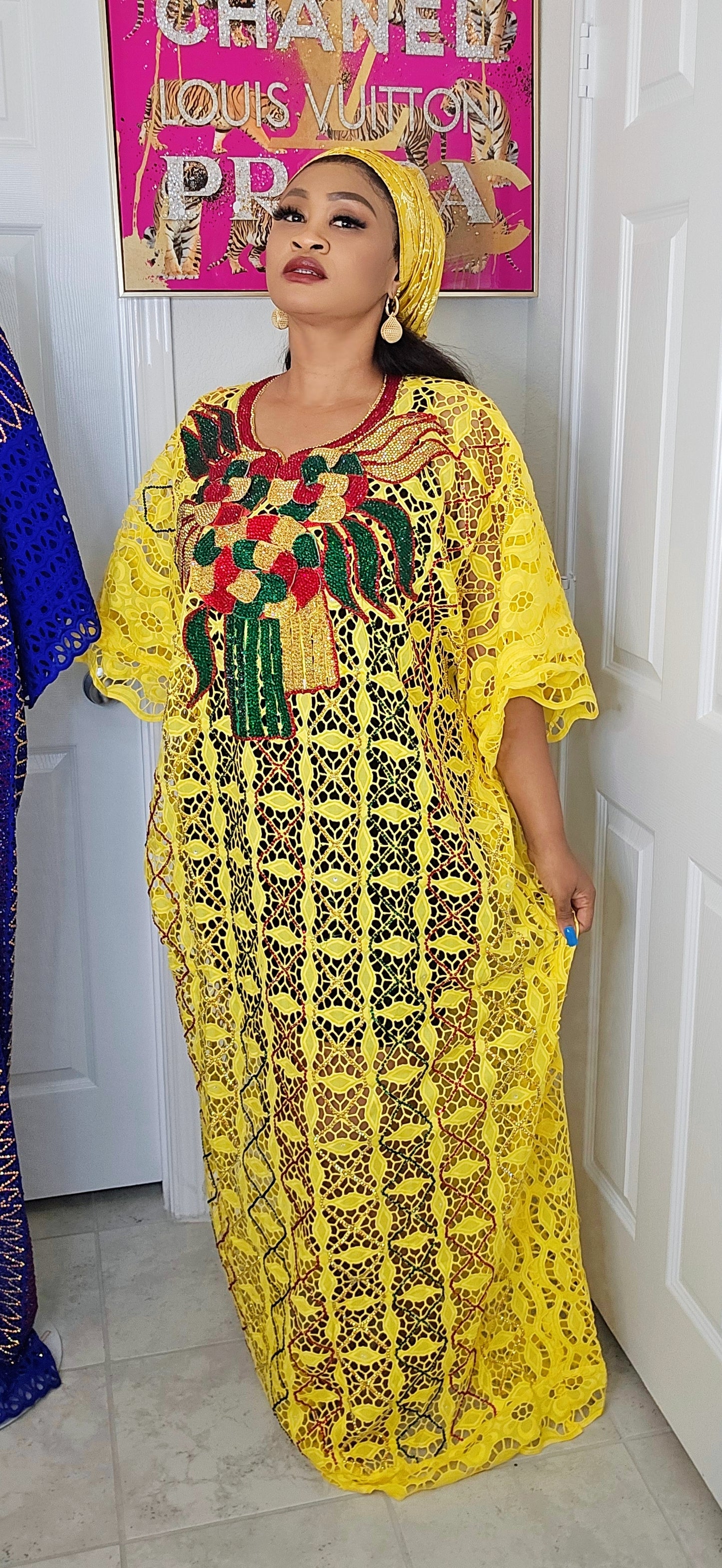 THE MONARCH RICH AUNTY MILLION STONES BUBU KAFTAN
