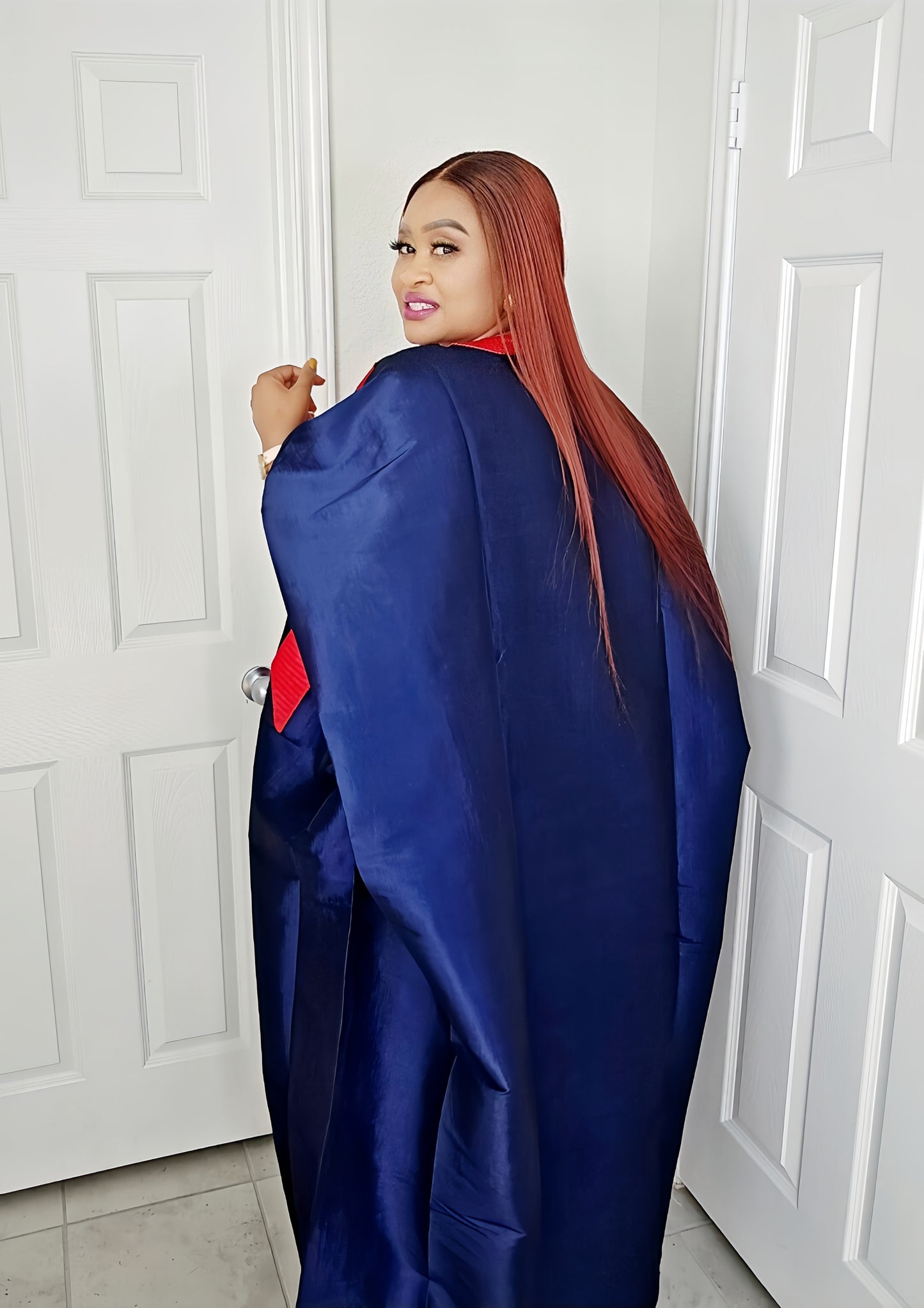 Omalicha – Rich Aunty Embroidered Bubu Dress Agbada Kaftan