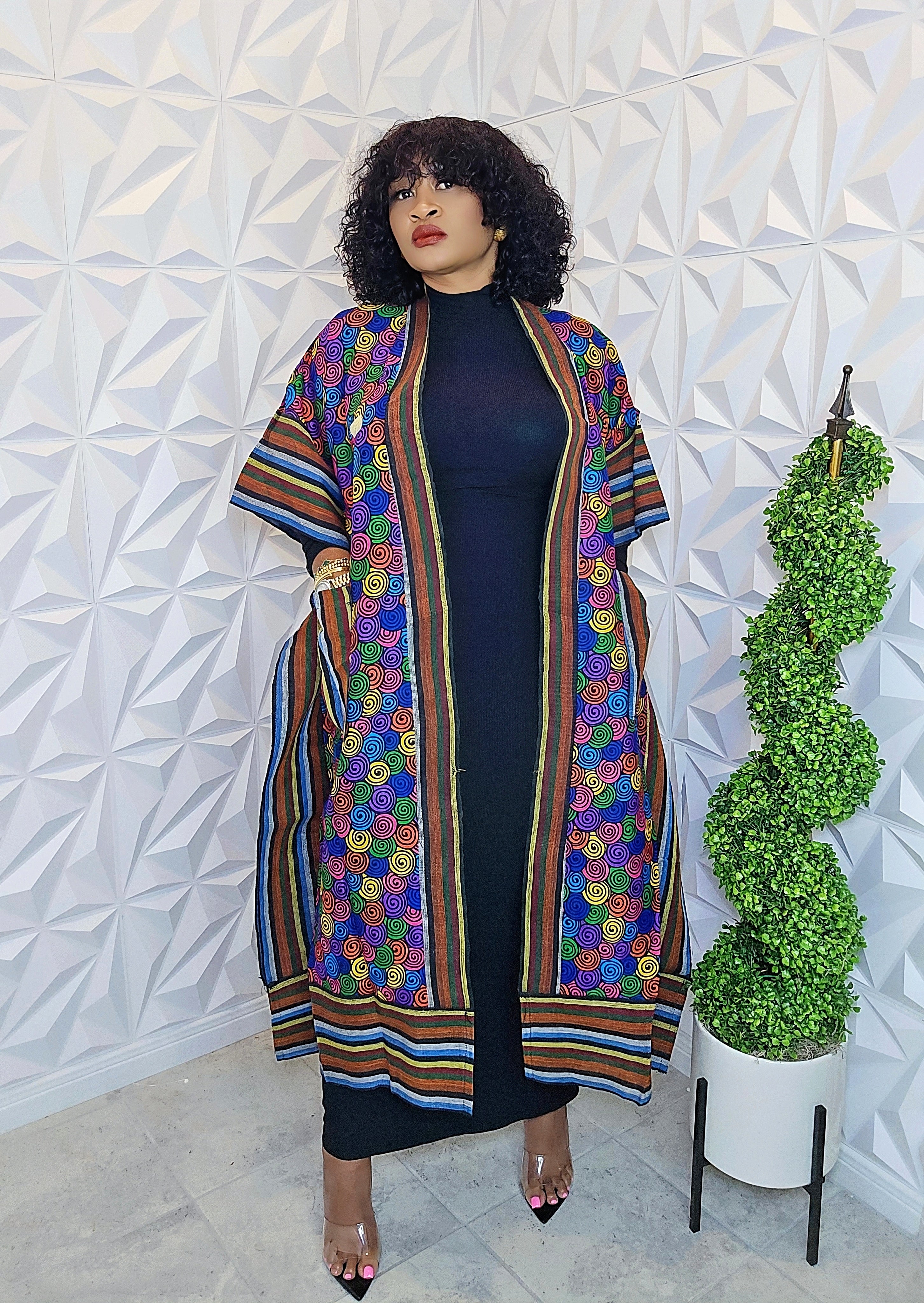 The Luxe Ankara Kimono