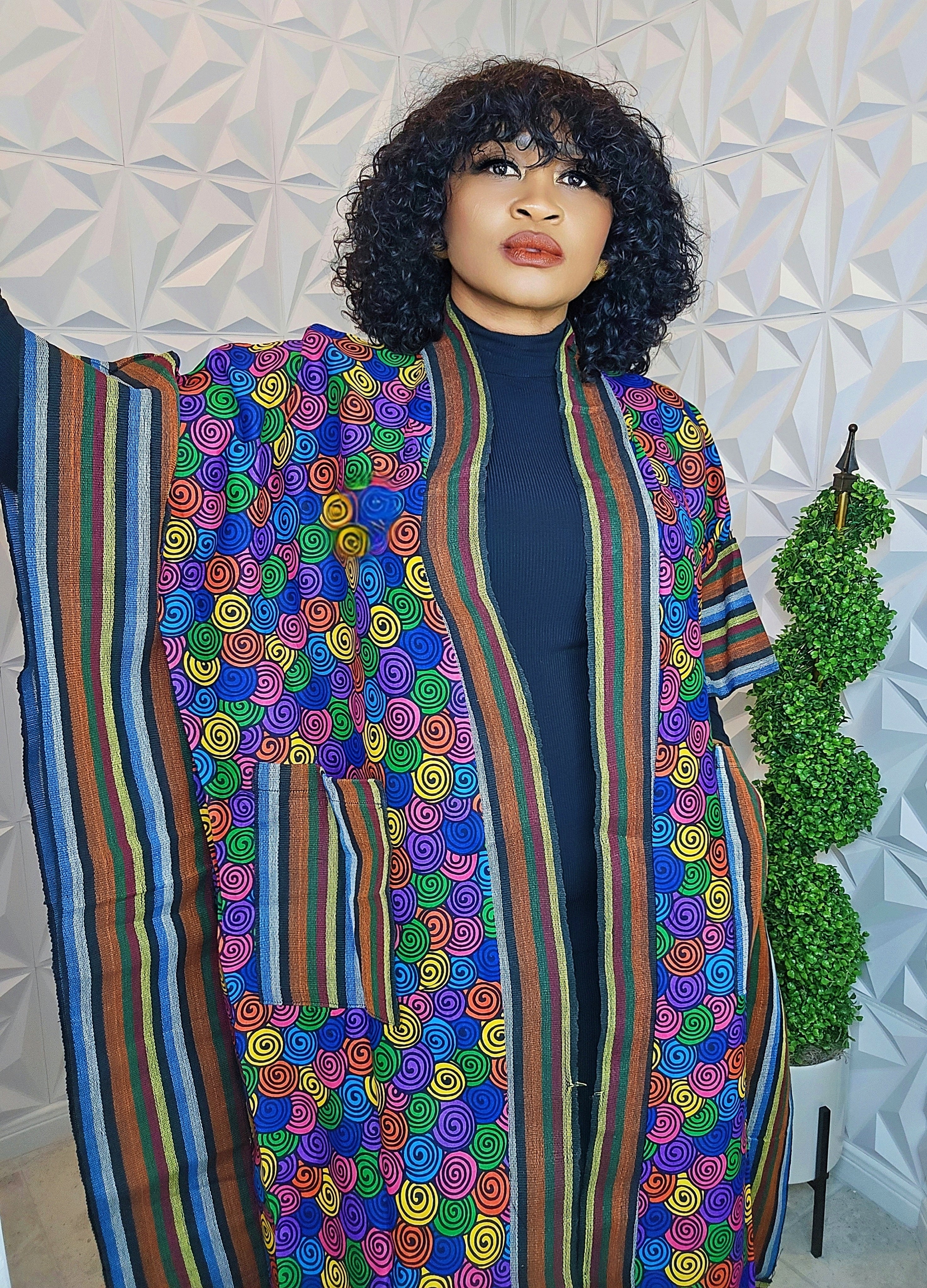 The Luxe Ankara Kimono