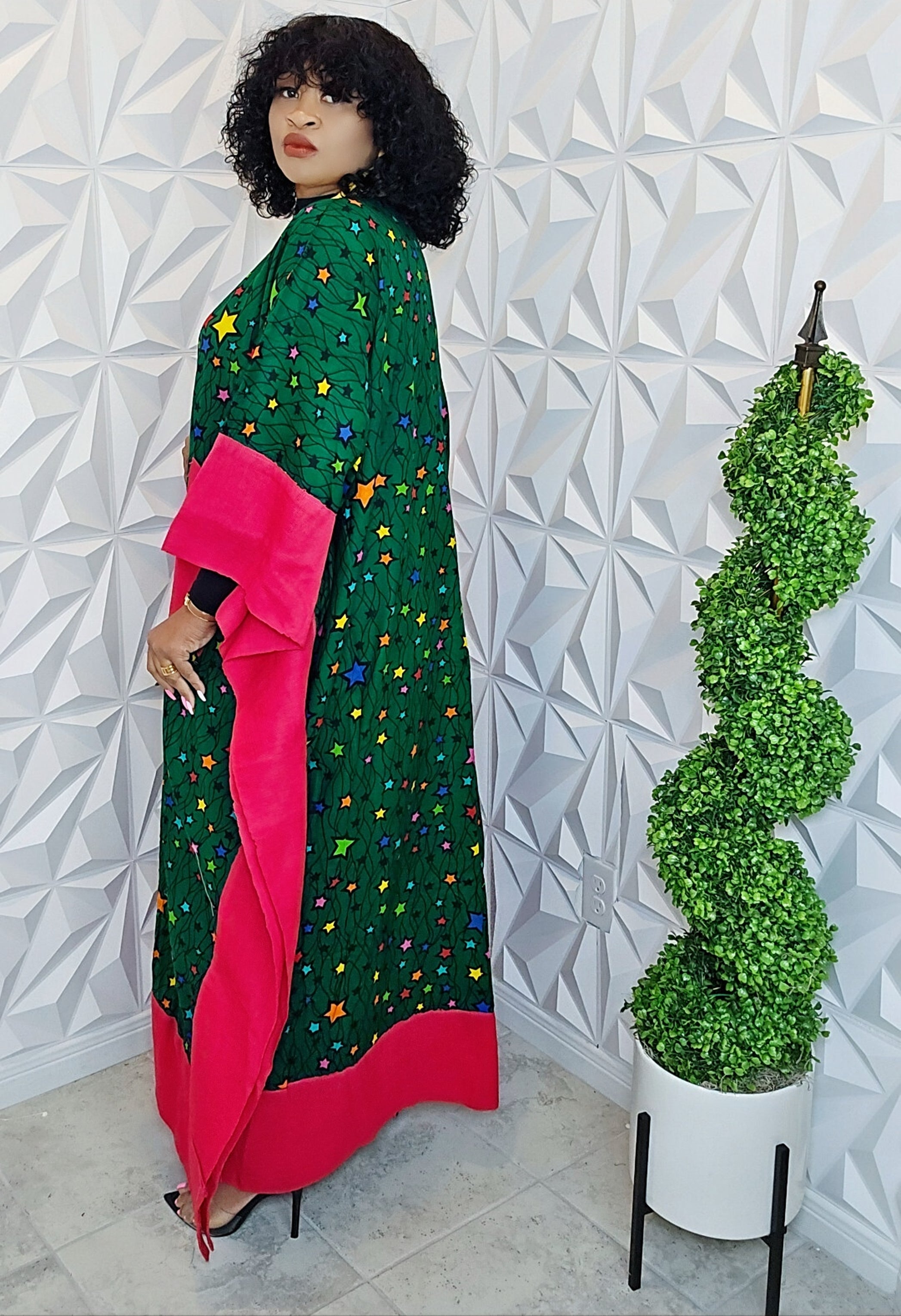 The Luxe Ankara Kimono
