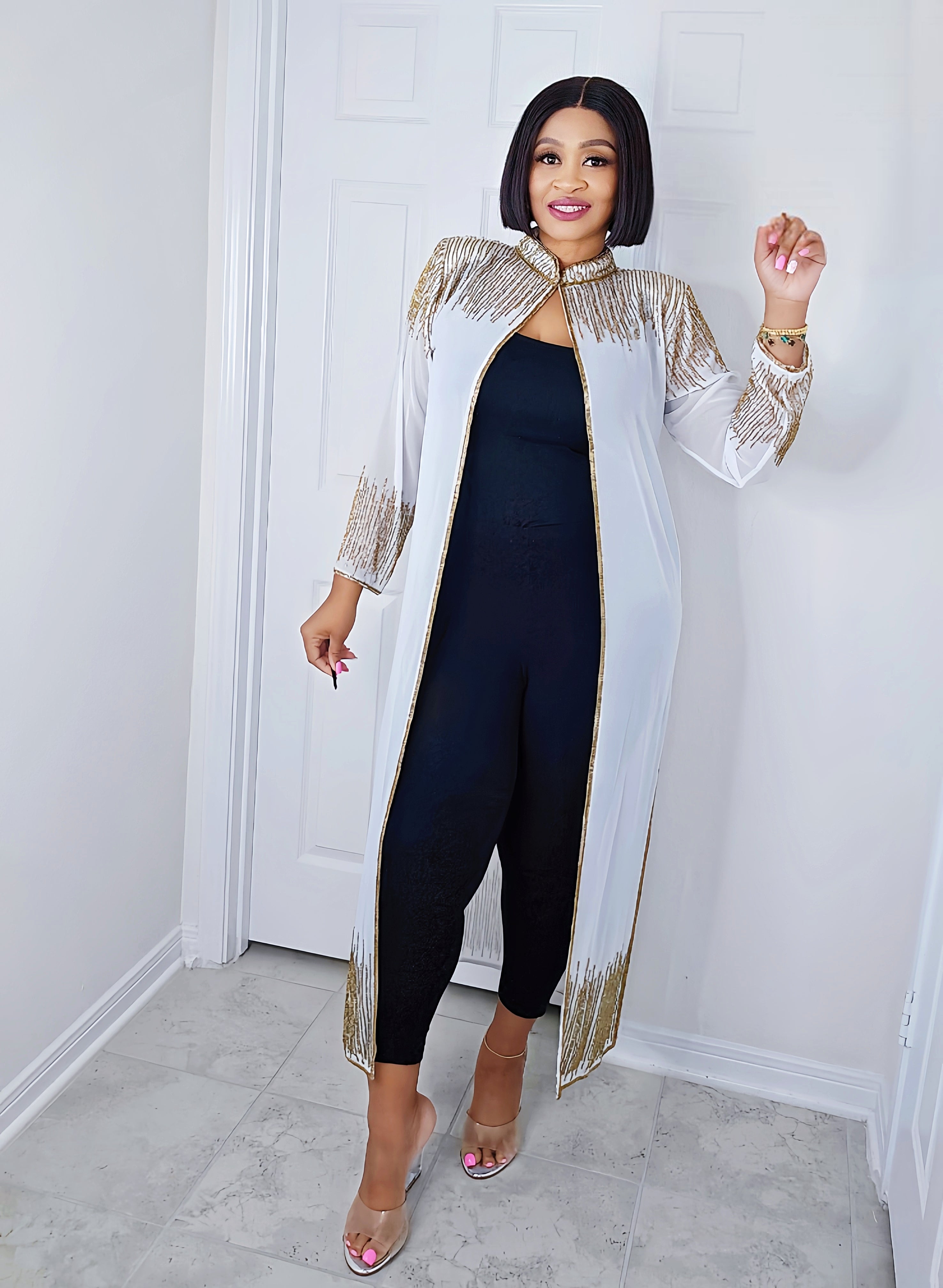 Miwa Kimono Kaftan Dress/ Cover up/Beach wear