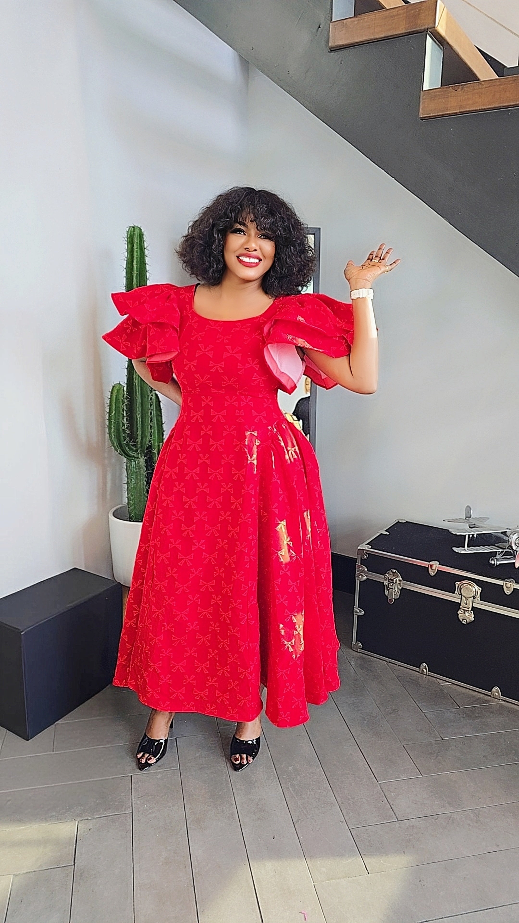 Elora Statement Midi Dress