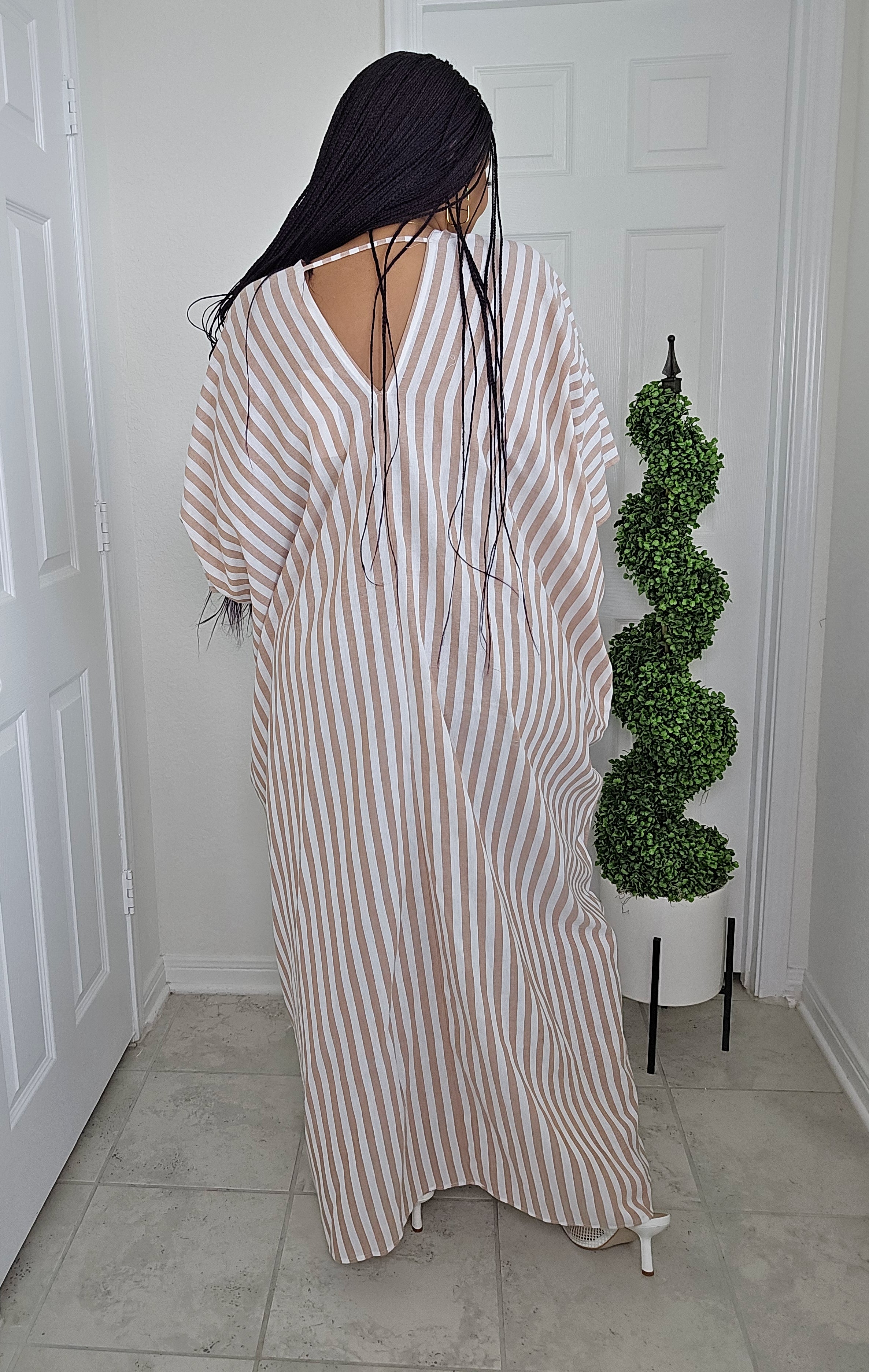 SOLA Flow Linen Bubu Kaftan