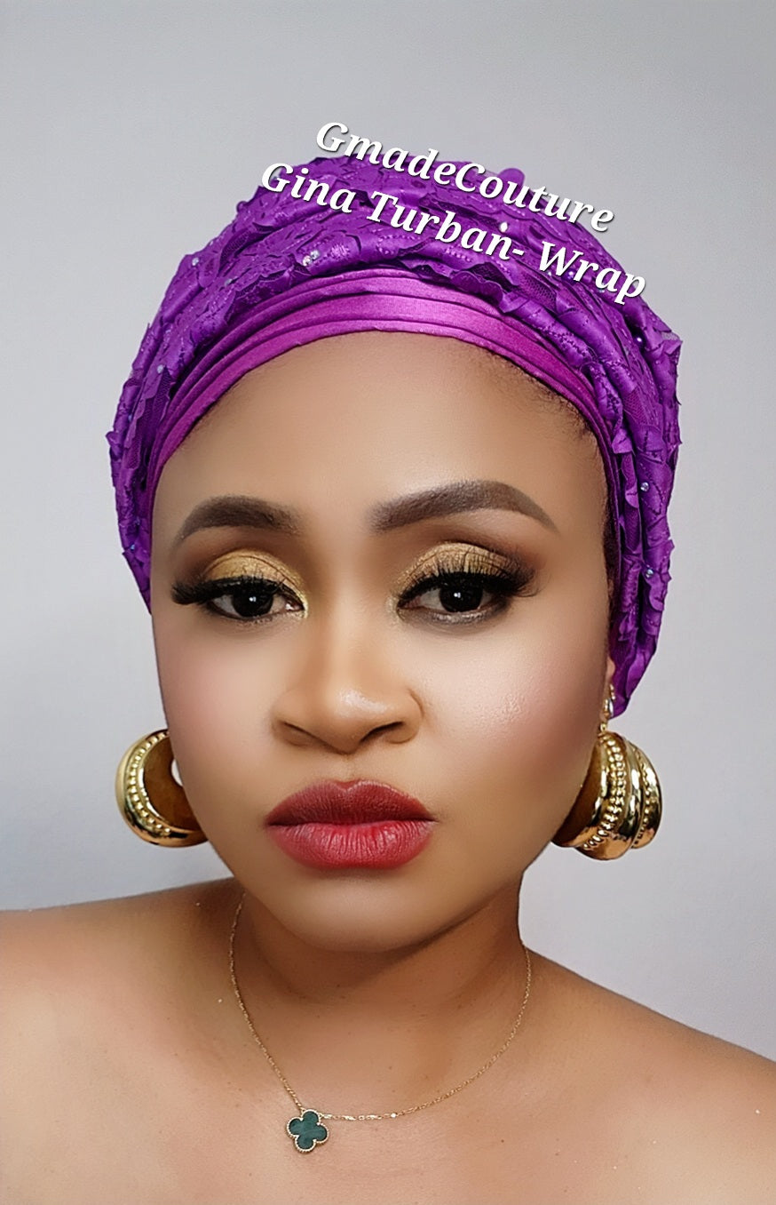 Gina Ready to wear Turban Wrap 1