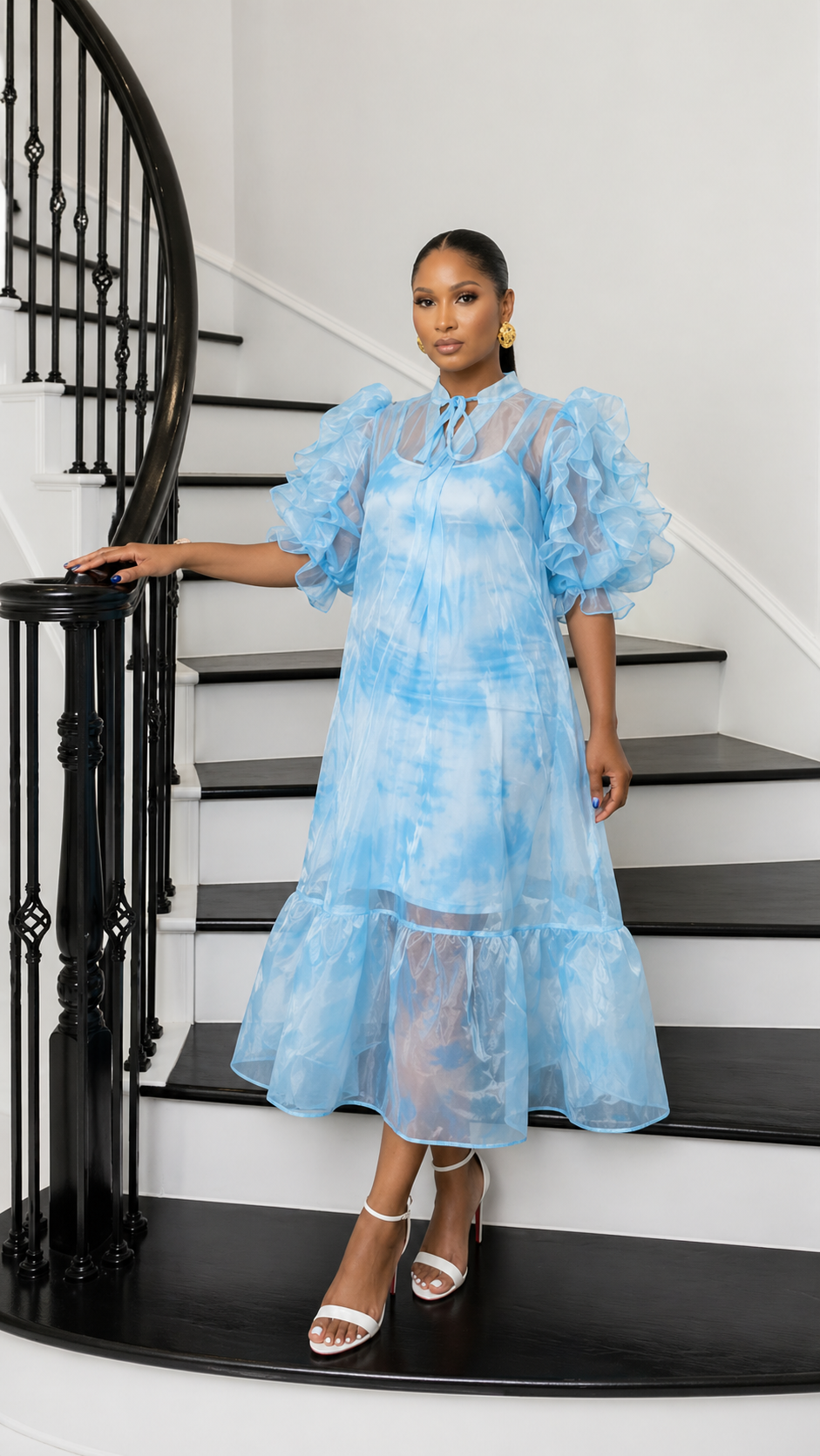 Aura Organza Dress