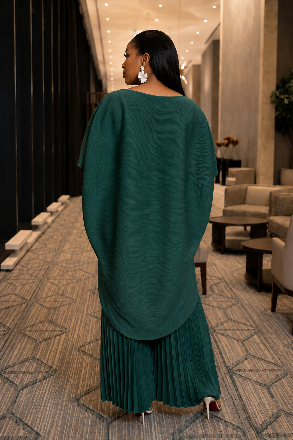 Lumi Two-Piece Tunic and Palazzo Pant Set
