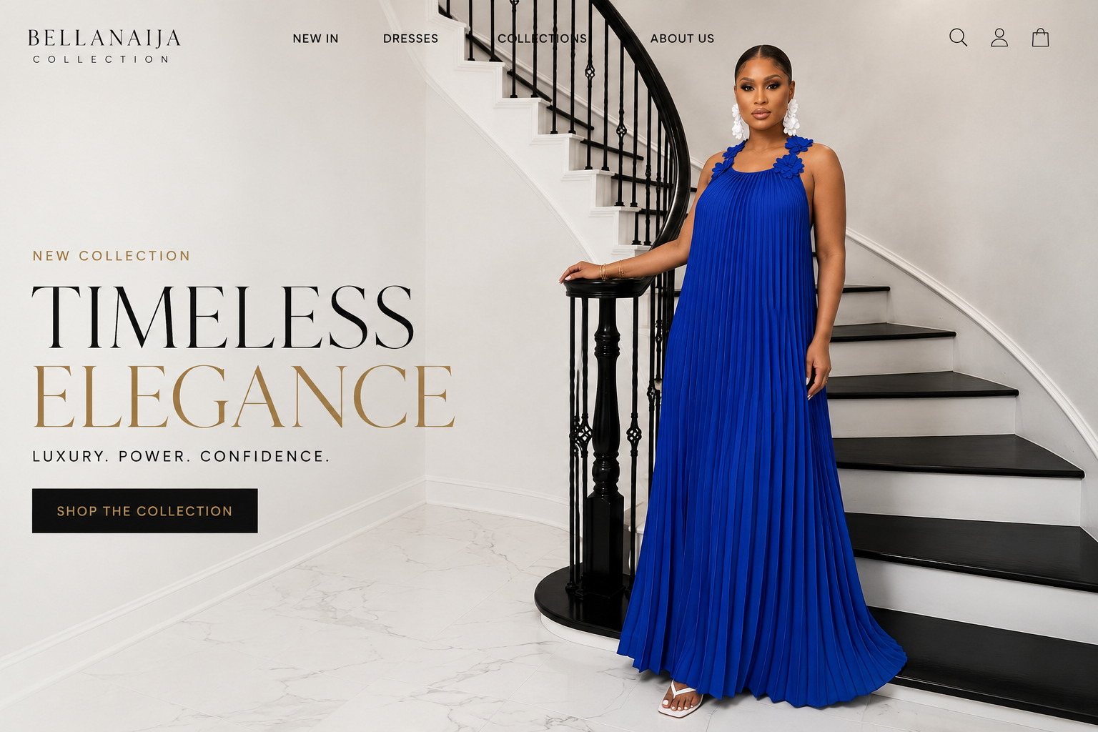 The Monaco Dress | Royal Blue