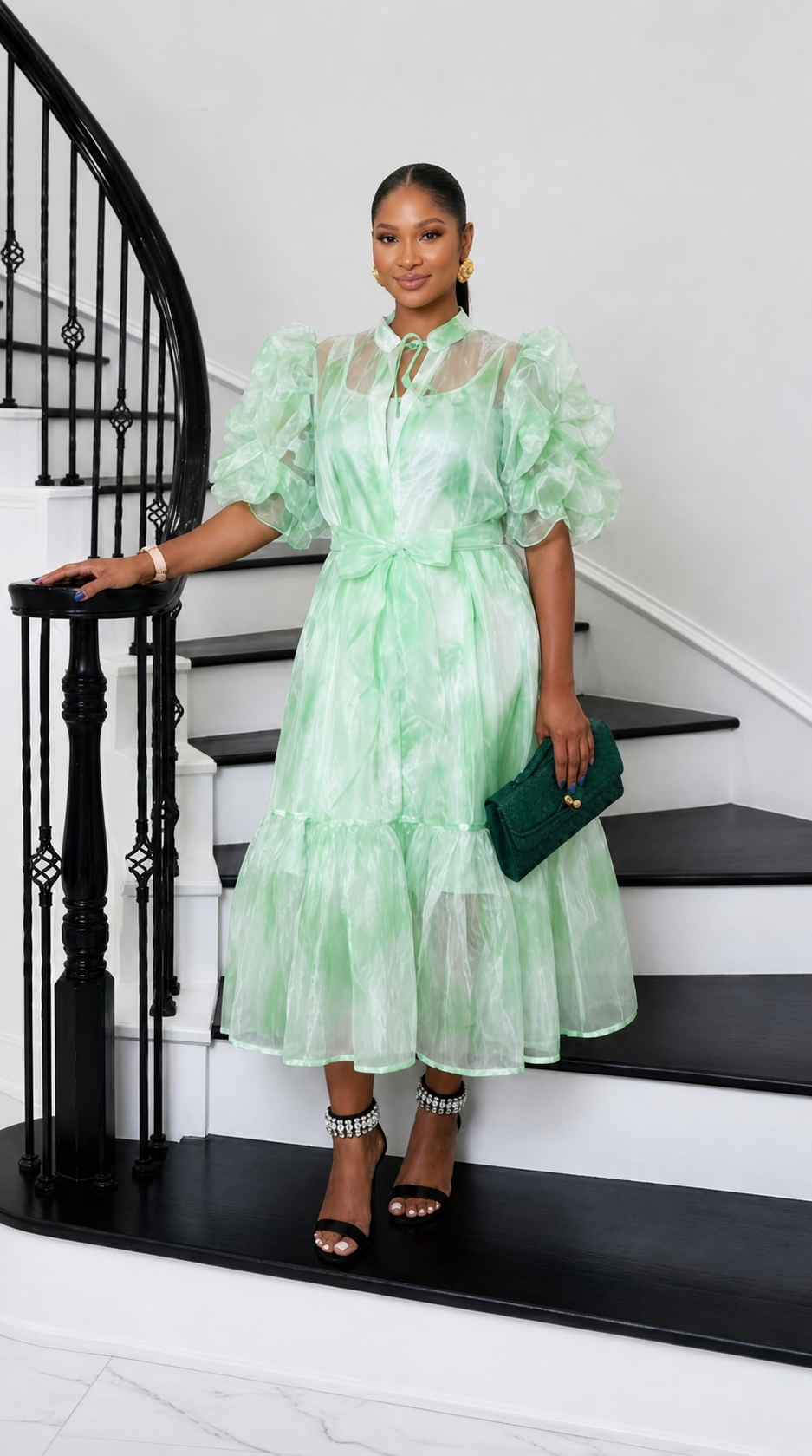 Aura Organza Dress