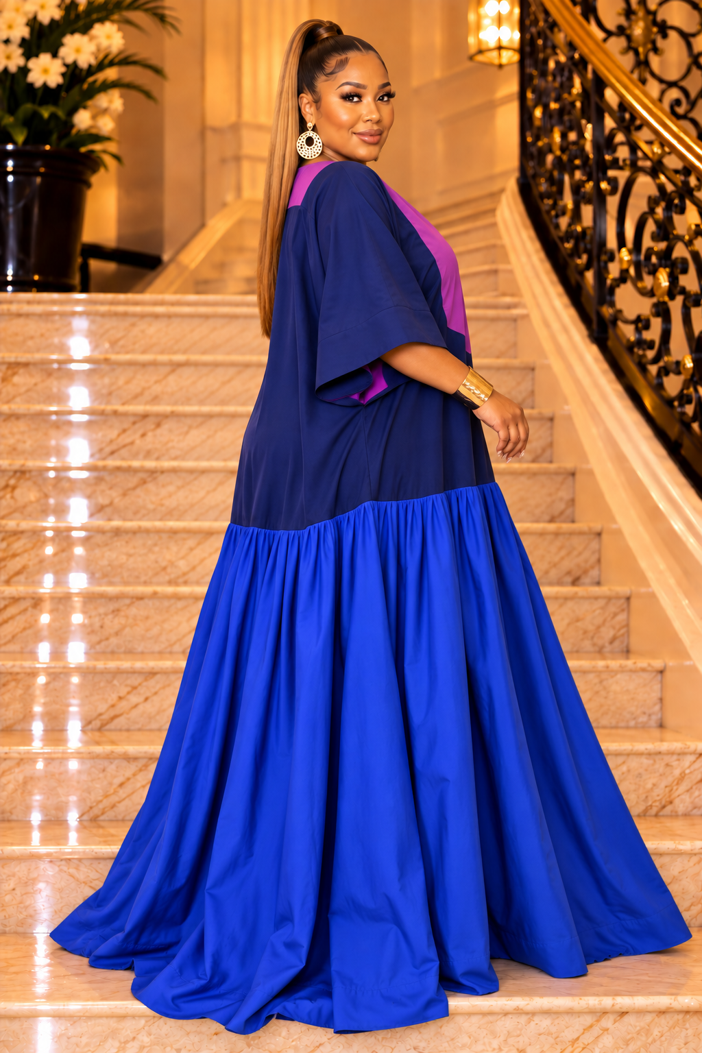The Amara Colorblock Maxi