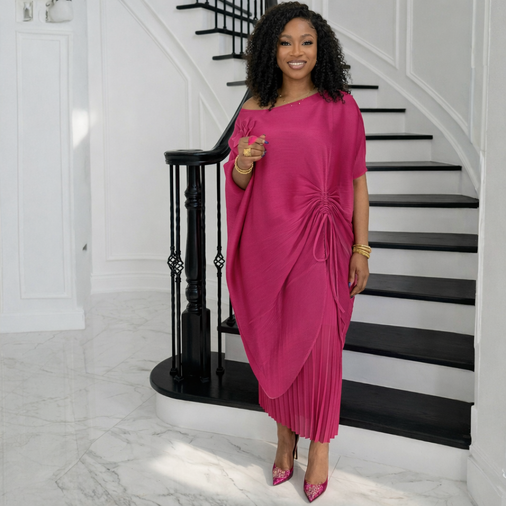 Lumi Two-Piece Tunic and Palazzo Pant Set