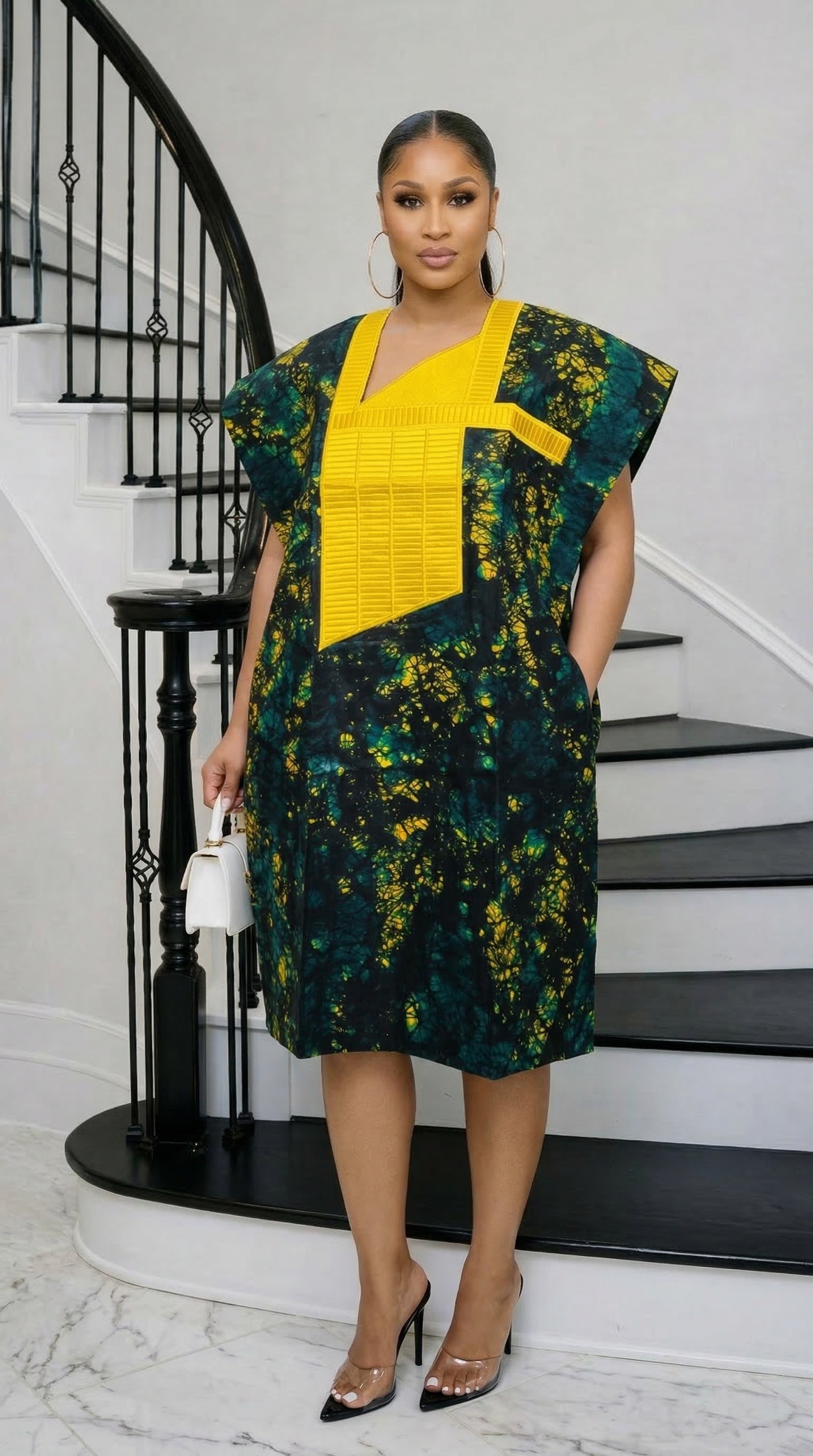 Kemi Ankara Kampala Dashiki Bubu SHORT