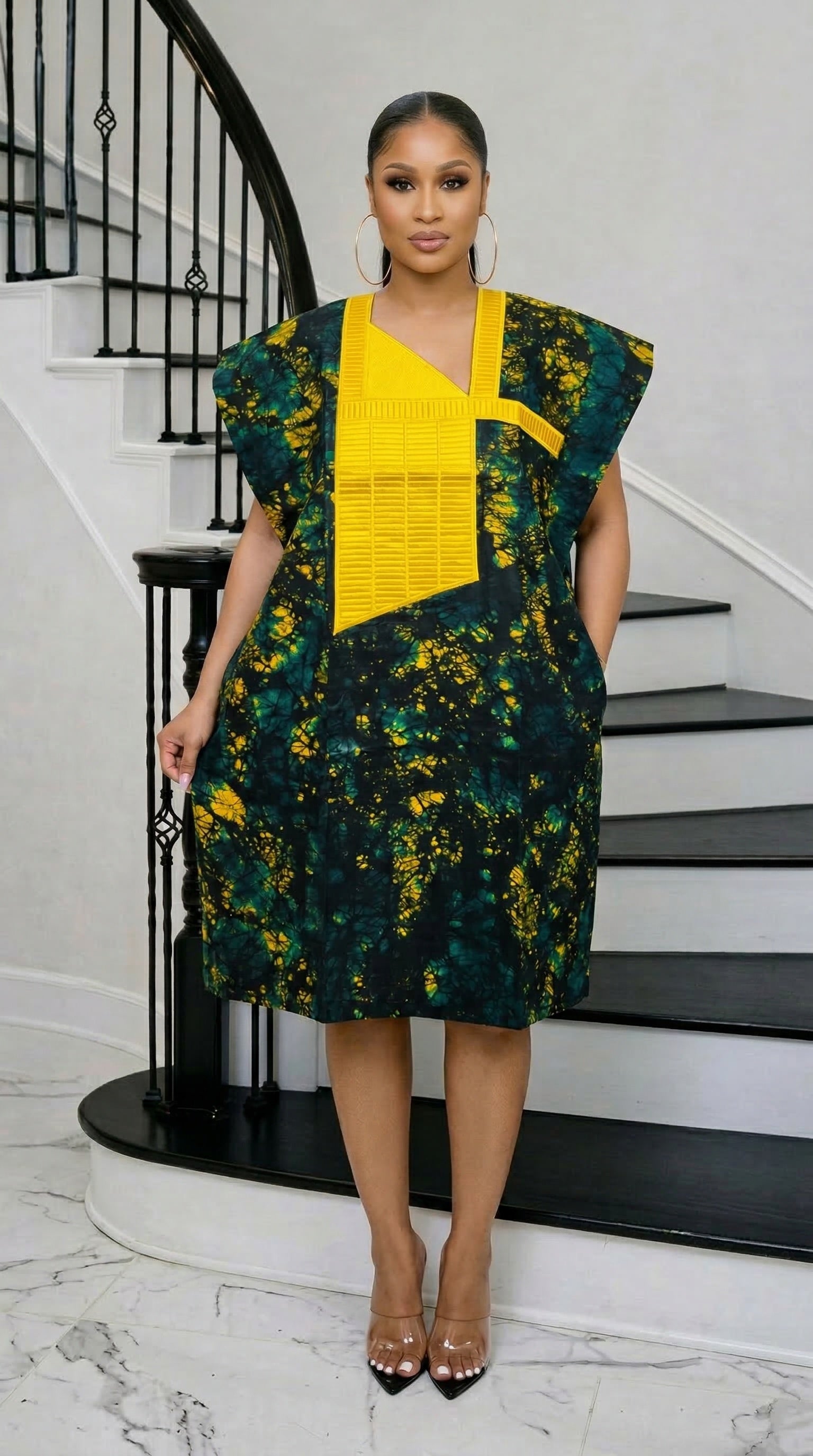 Kemi Ankara Kampala Dashiki Bubu SHORT