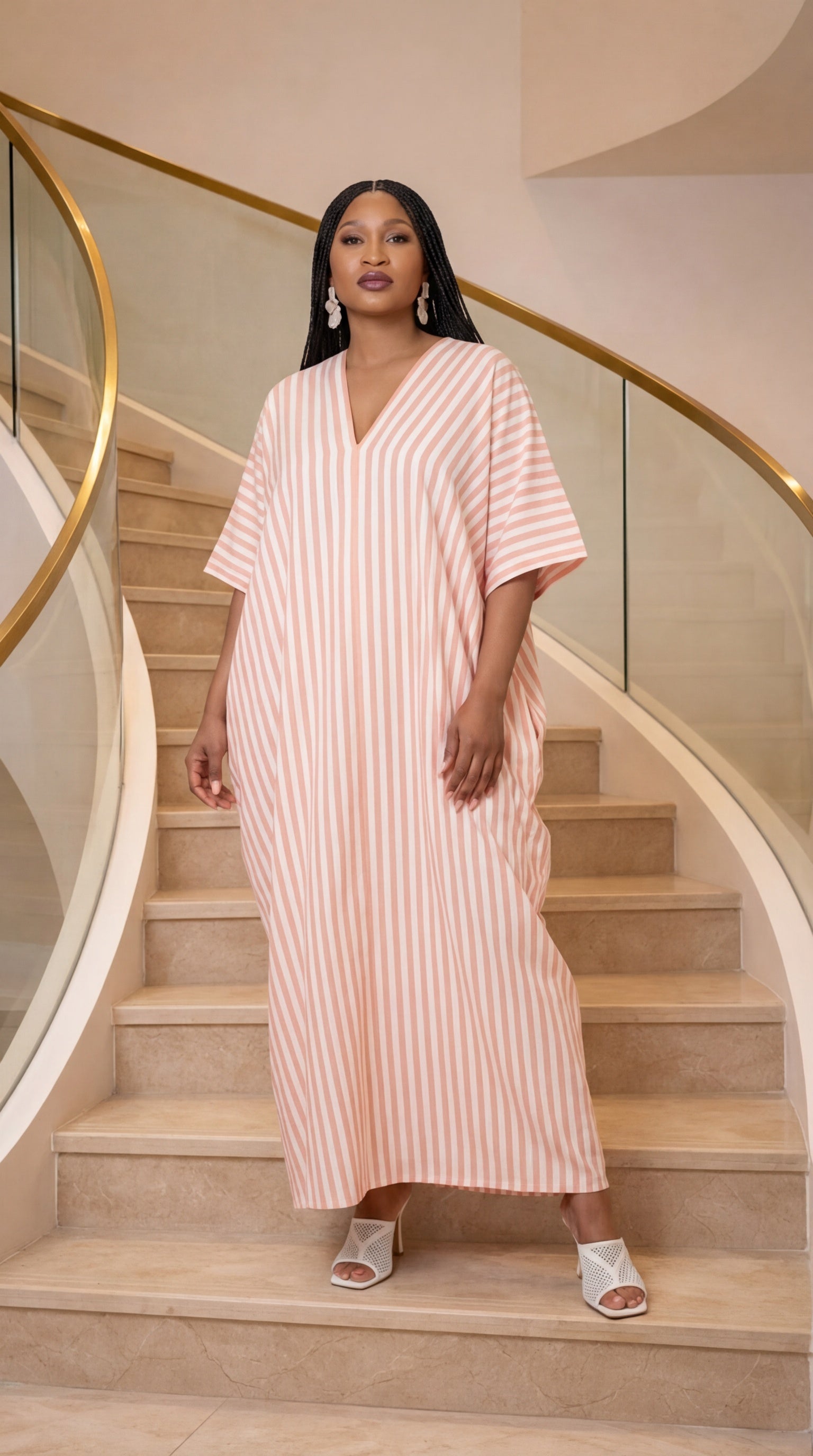 SOLA Flow Linen Bubu Kaftan