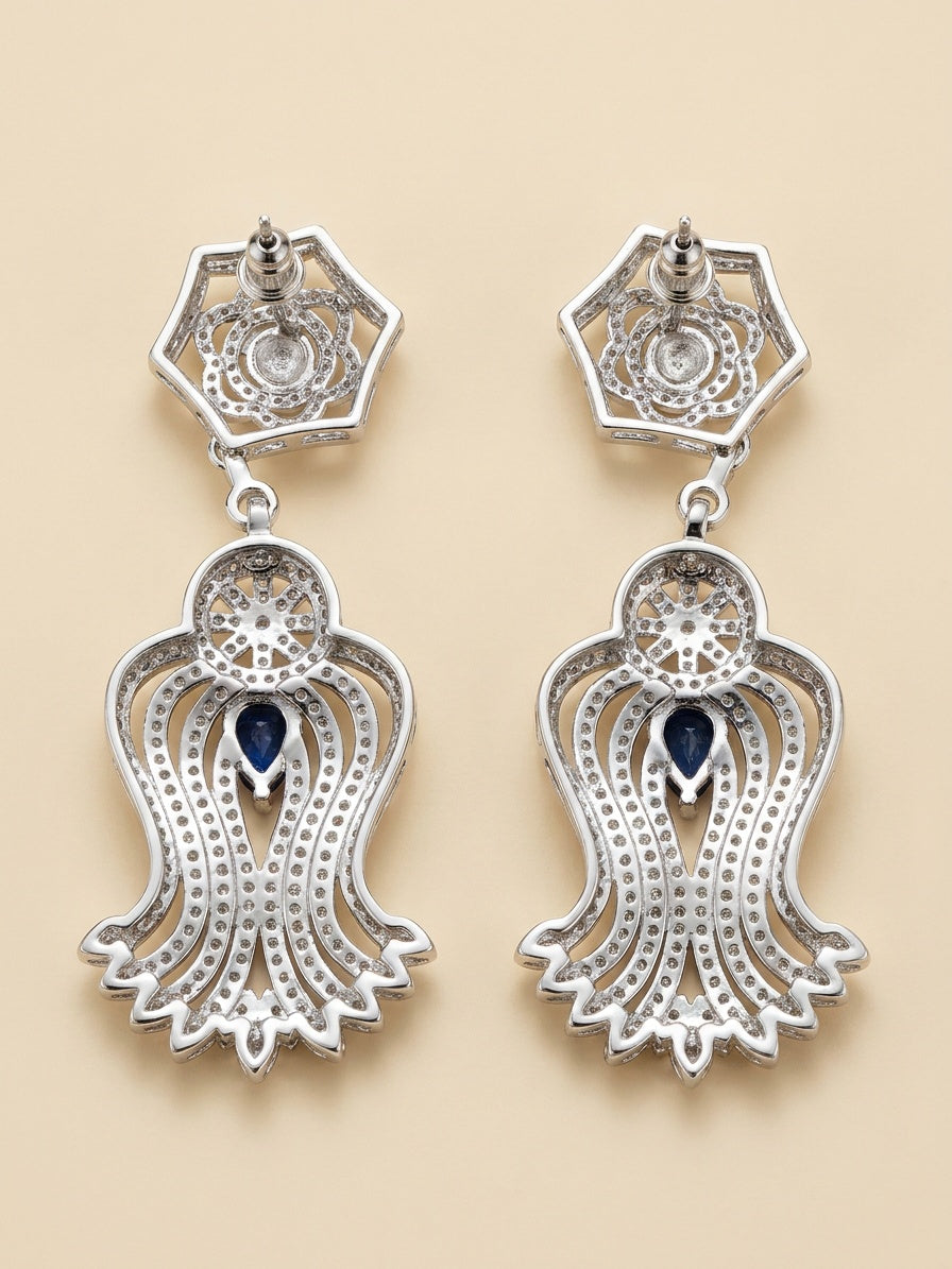 Royal Crest Chandelier Earrings
