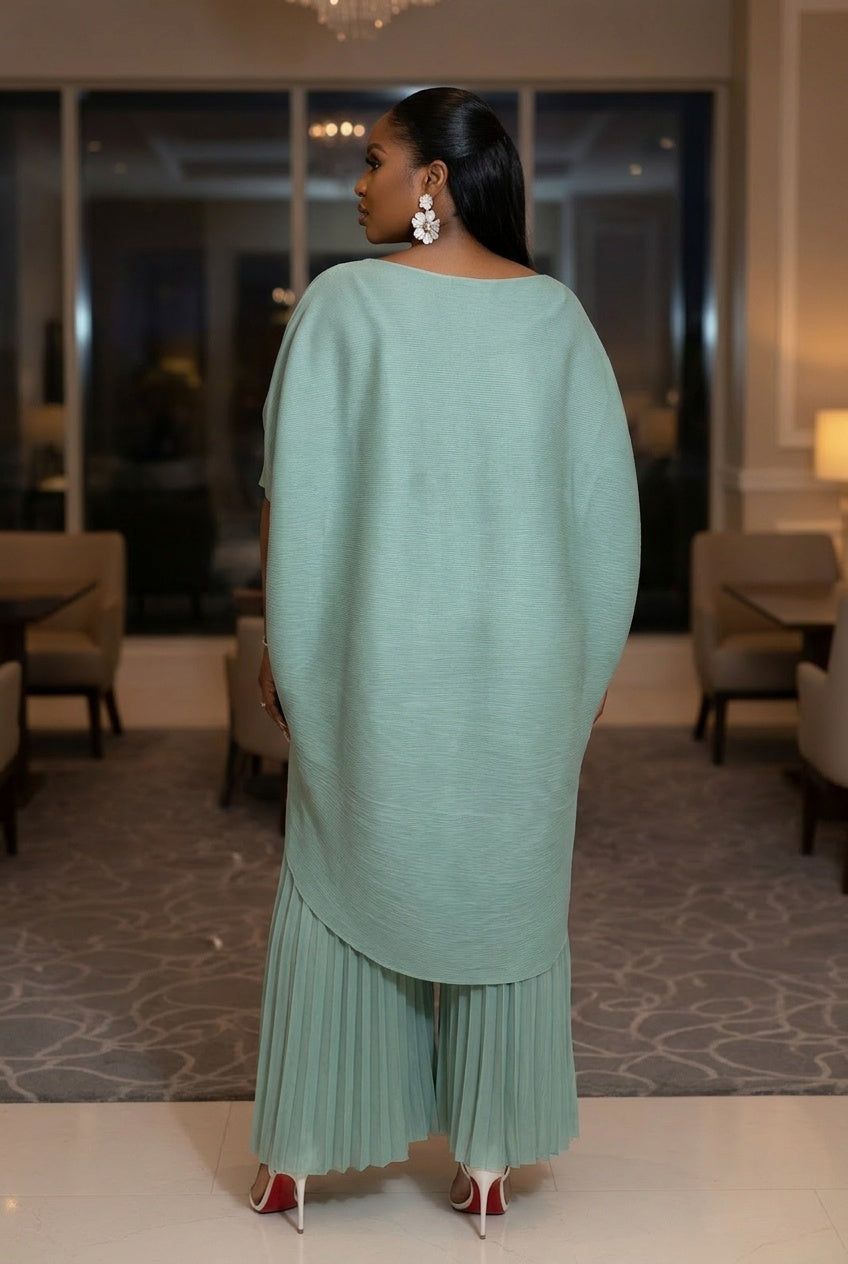 Lumi Two-Piece Tunic and Palazzo Pant Set