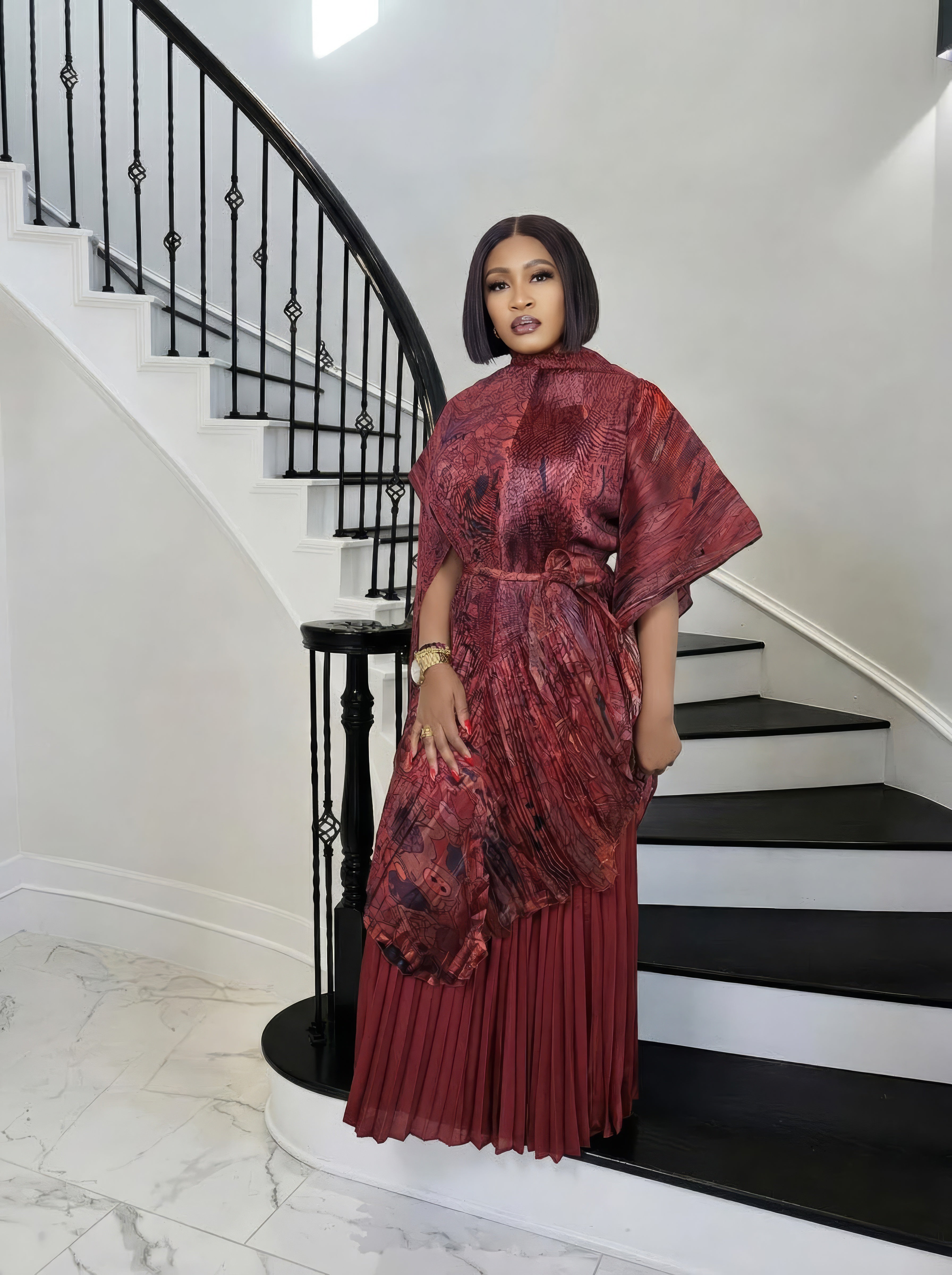 Soraya Pleated Two-Piece Set