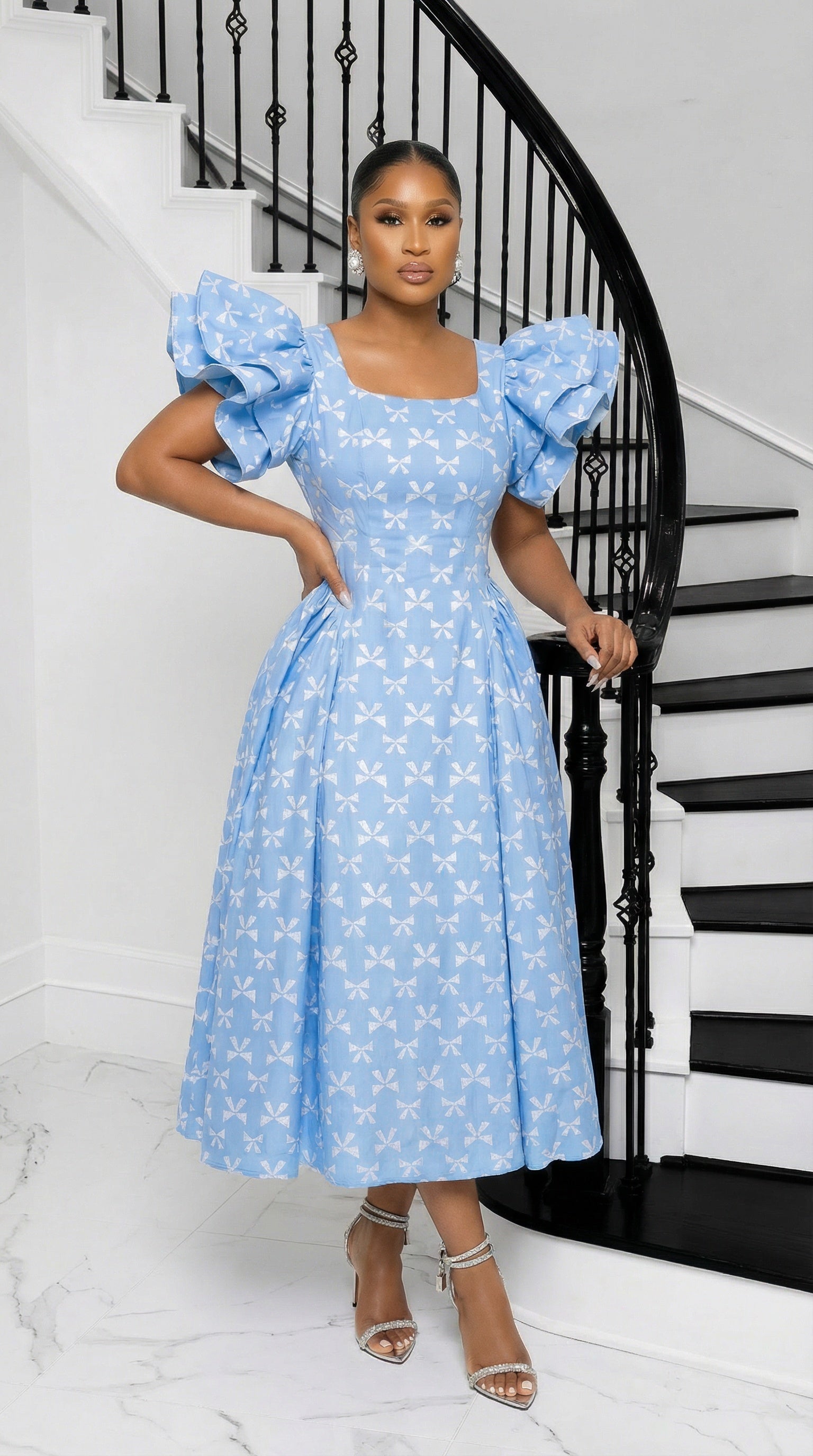 Elora Statement Midi Dress