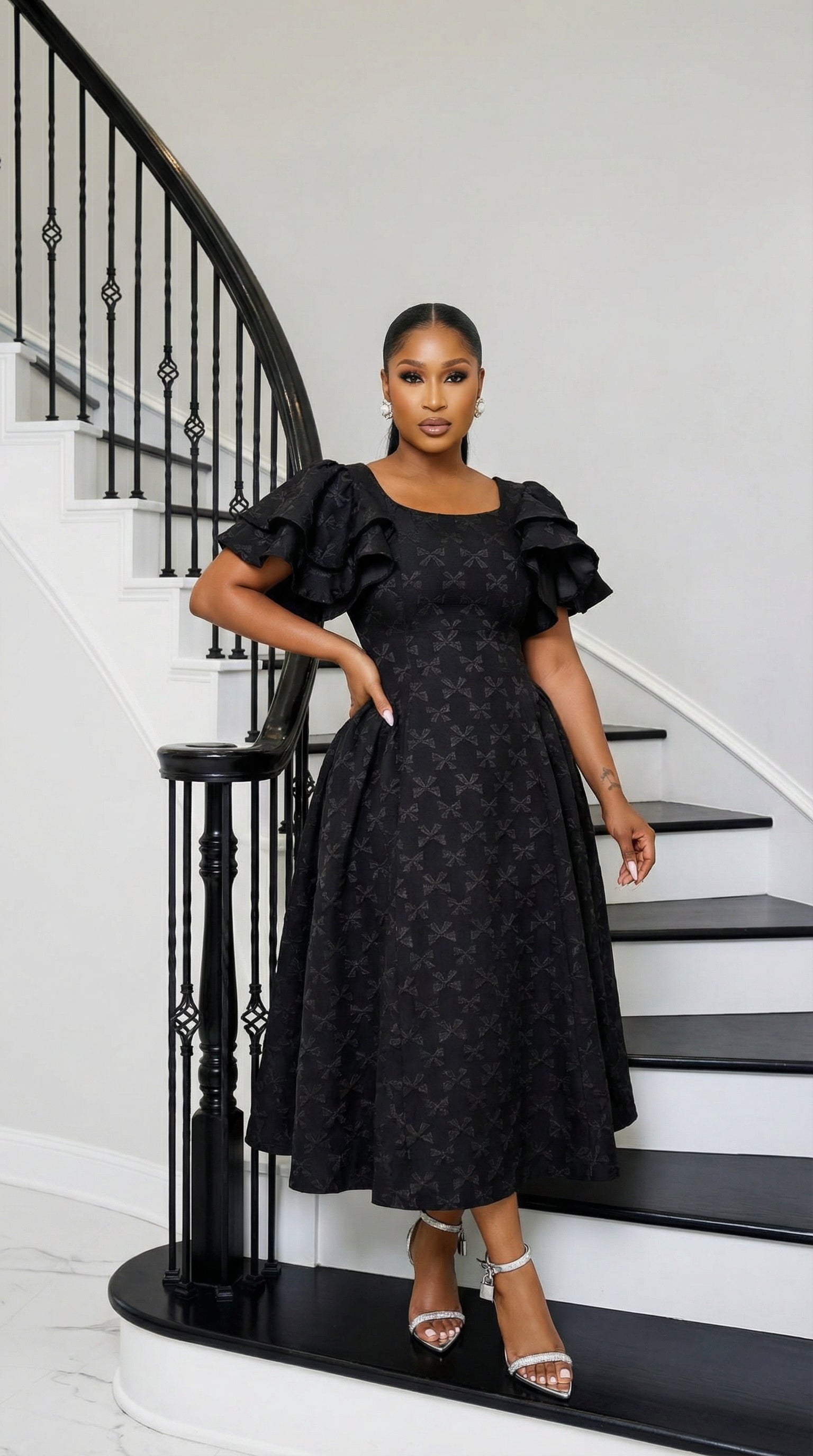 Elora Statement Midi Dress