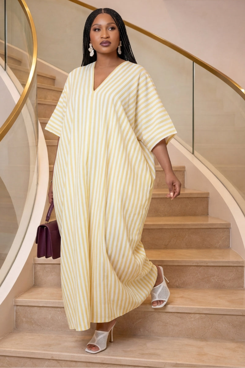 SOLA Flow Linen Bubu Kaftan