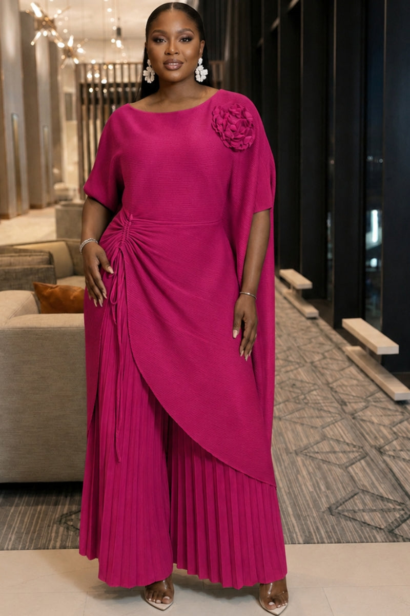 Lumi Two-Piece Tunic and Palazzo Pant Set